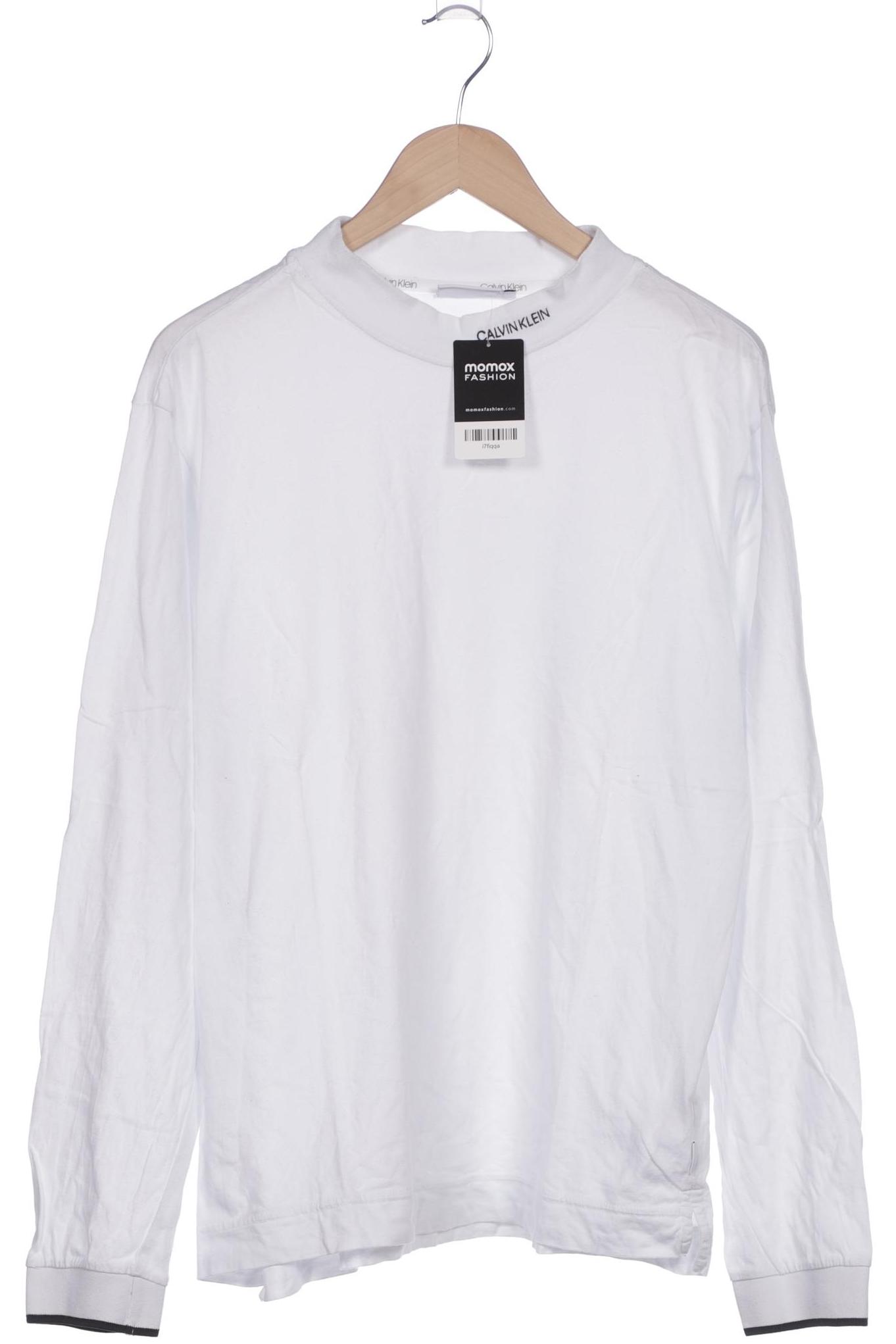 

Calvin Klein Herren Langarmshirt, weiß, Gr. 56