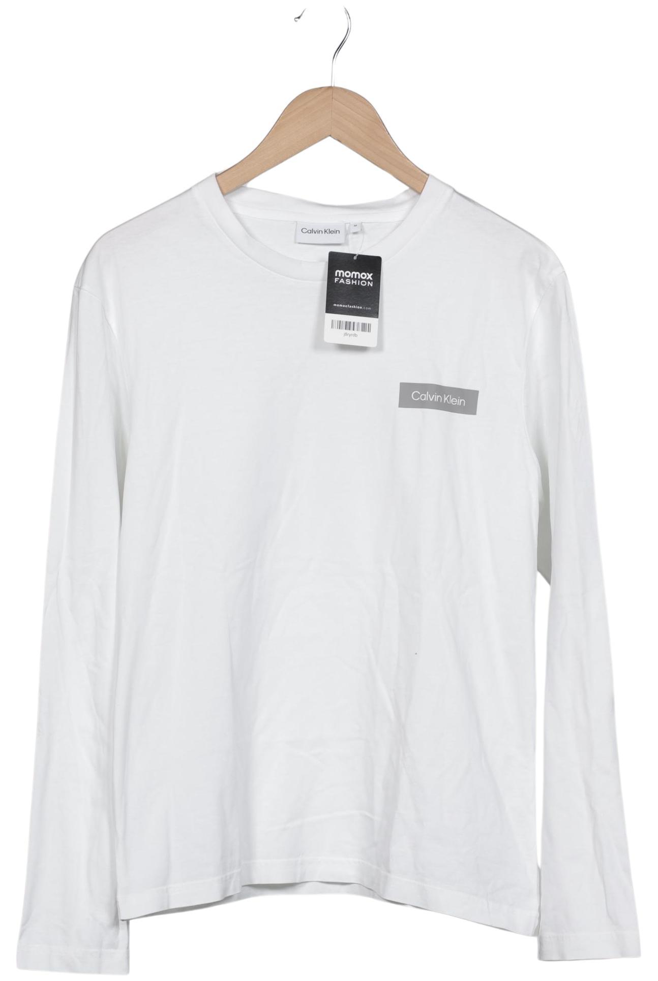 

Calvin Klein Herren Langarmshirt, weiß, Gr. 48