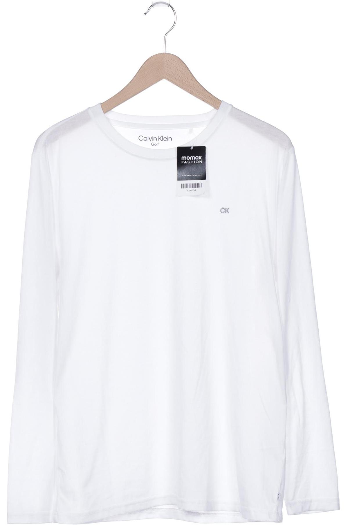 

Calvin Klein Herren Langarmshirt, weiß, Gr. 52
