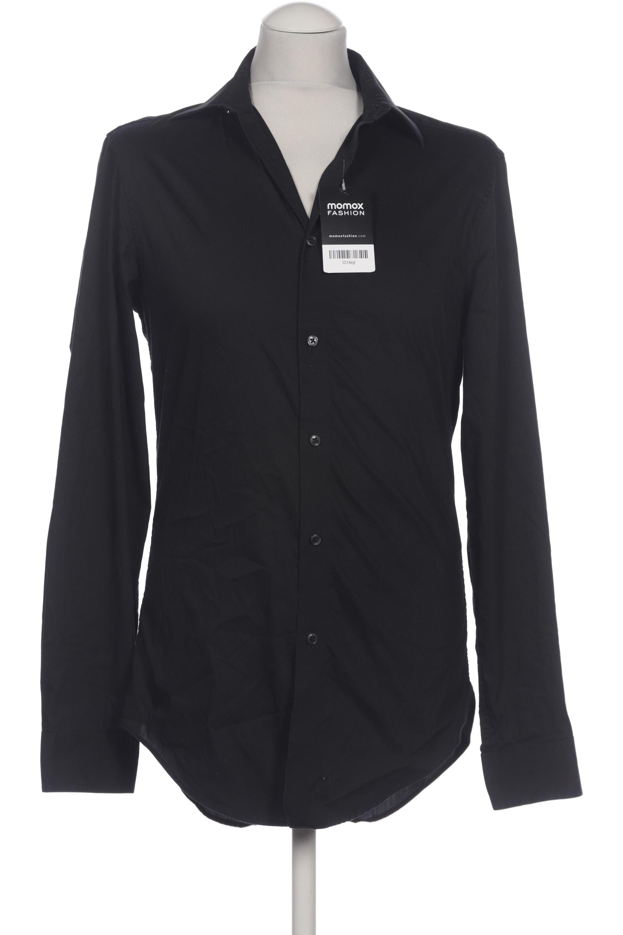 

Calvin Klein Herren Hemd, schwarz, Gr. 14.5