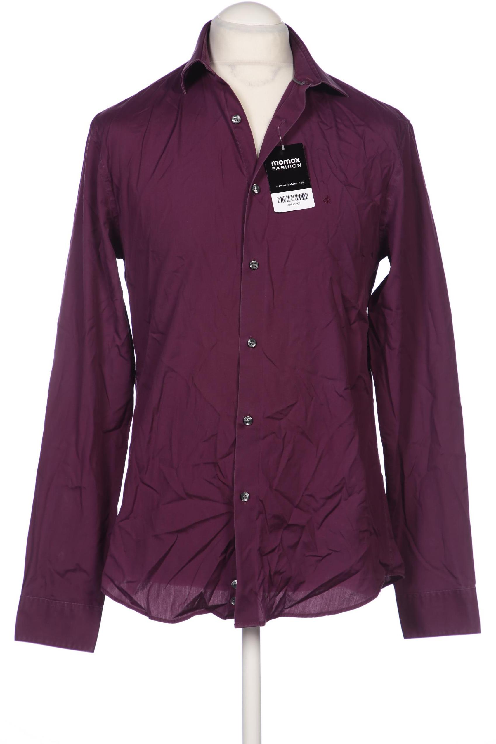 

Calvin Klein Herren Hemd, bordeaux