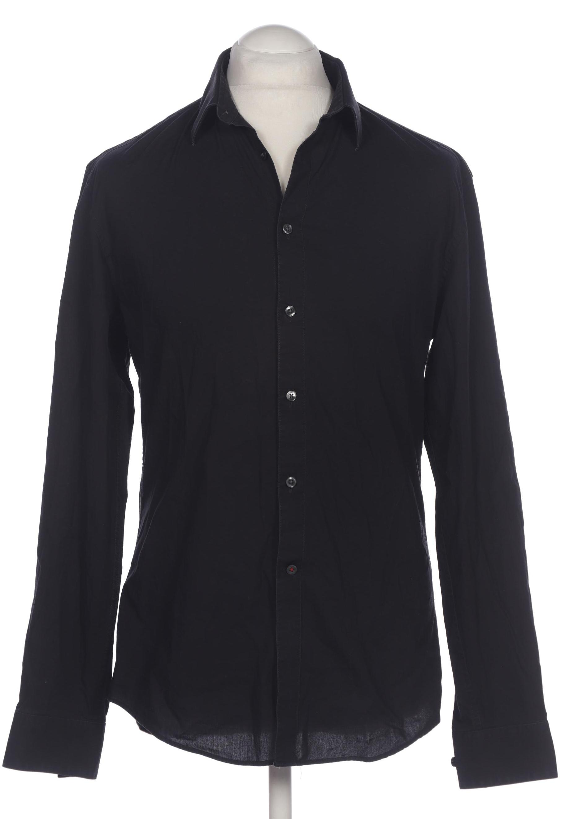 

Calvin Klein Herren Hemd, schwarz, Gr. 15.5