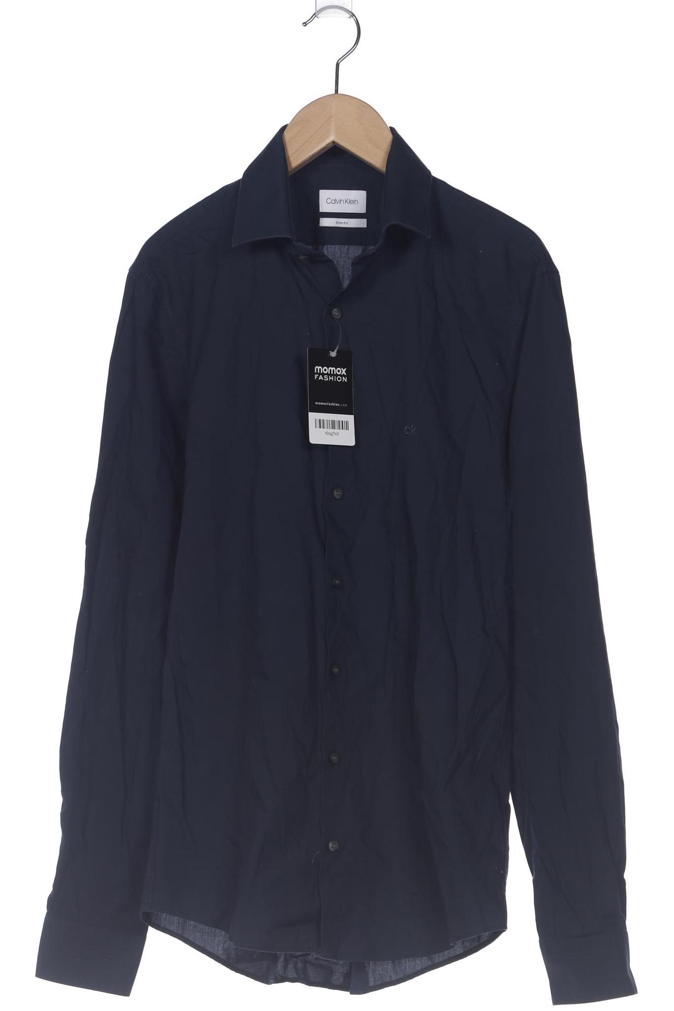 

Calvin Klein Herren Hemd, marineblau, Gr. 46