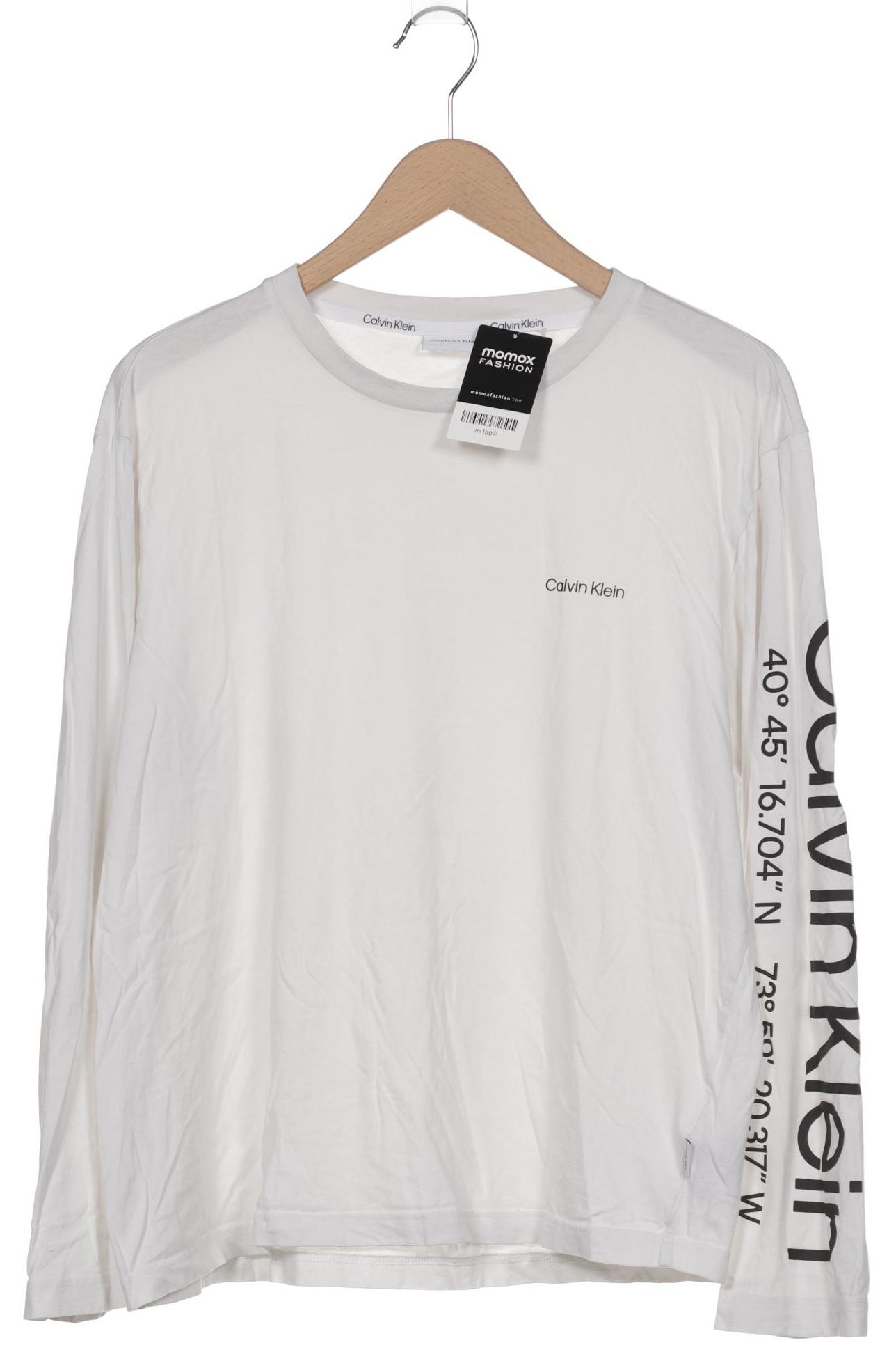 

Calvin Klein Herren Langarmshirt, weiß, Gr. 54