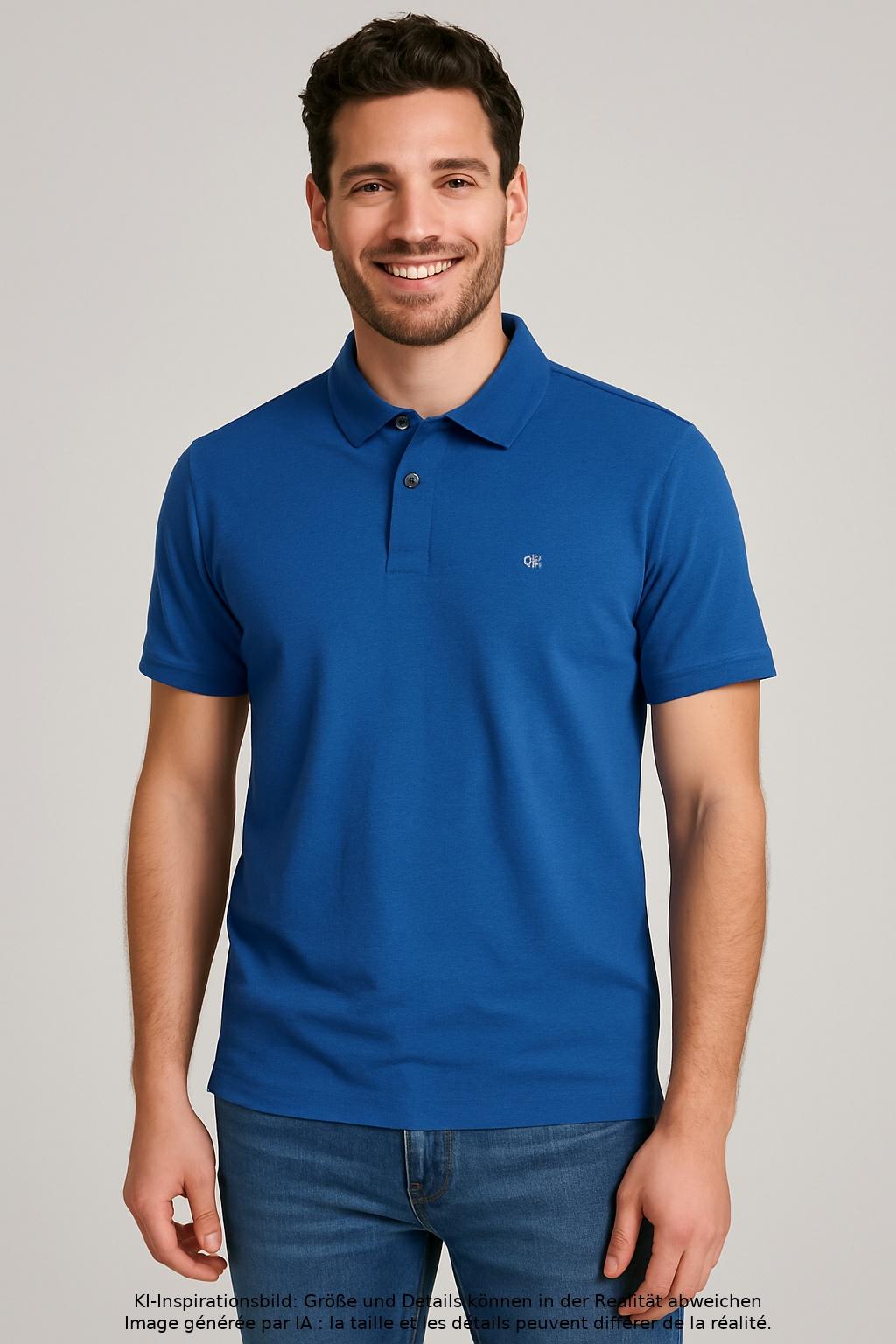 

Calvin Klein Herren Poloshirt, blau, Gr. 52