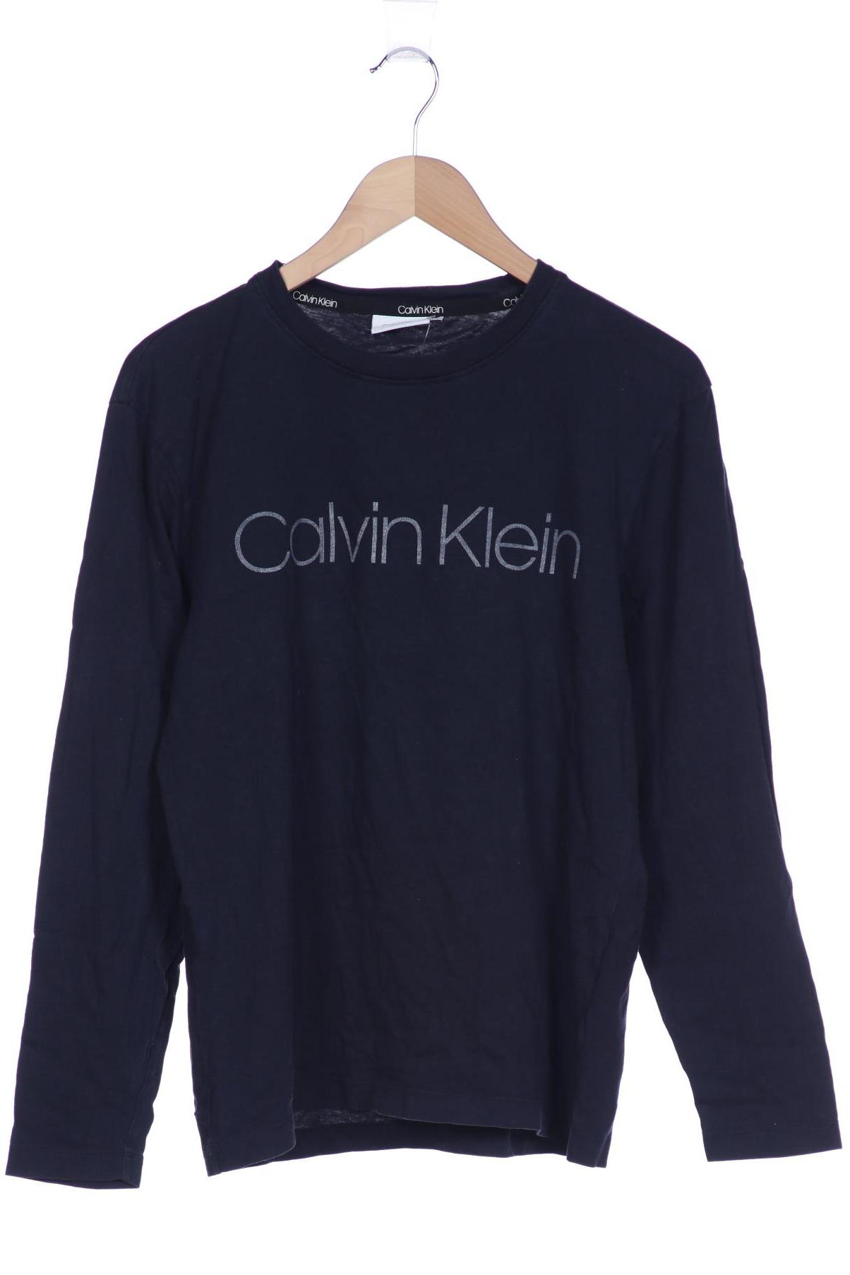 

Calvin Klein Herren Langarmshirt, marineblau