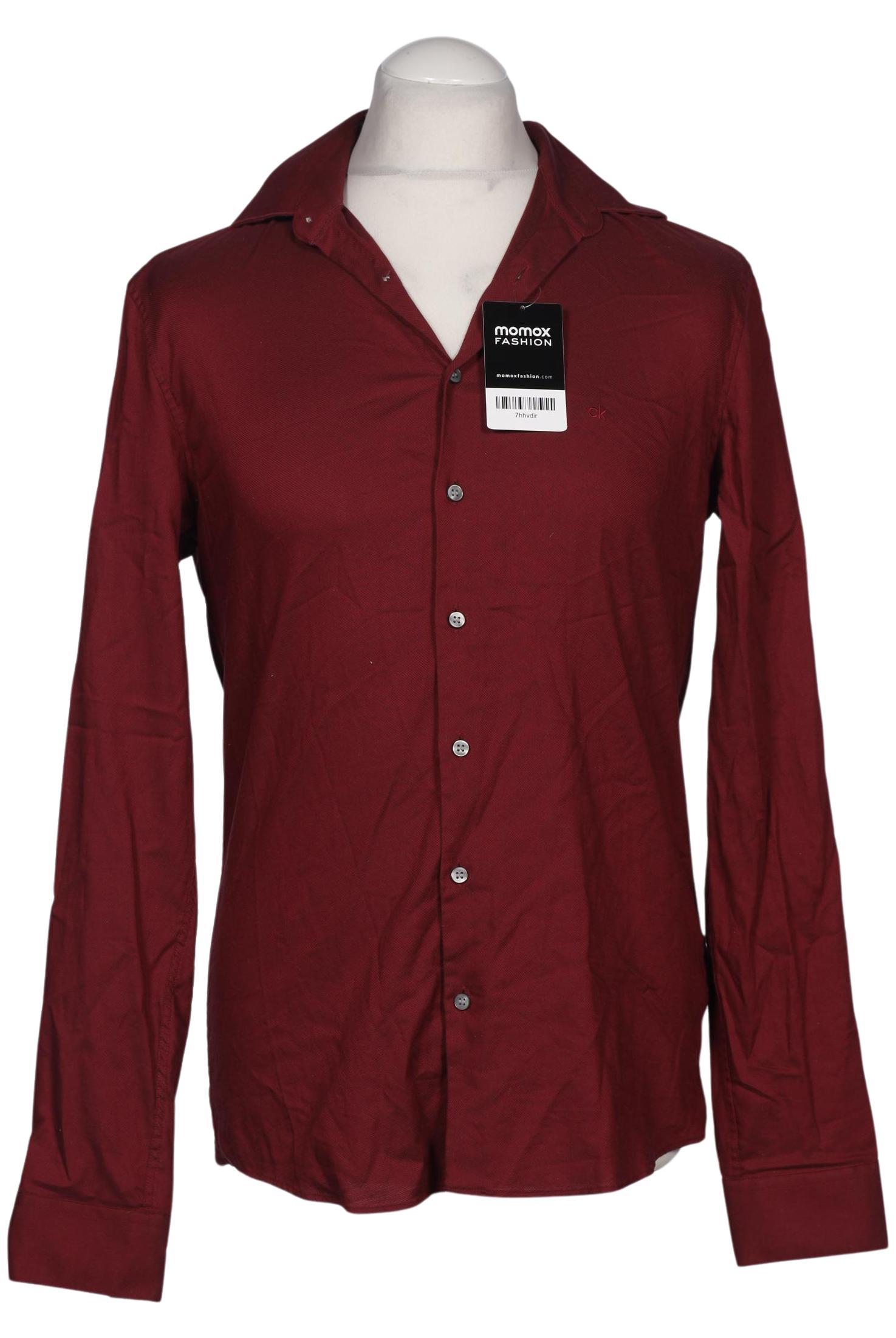 

Calvin Klein Herren Hemd, bordeaux, Gr. 50