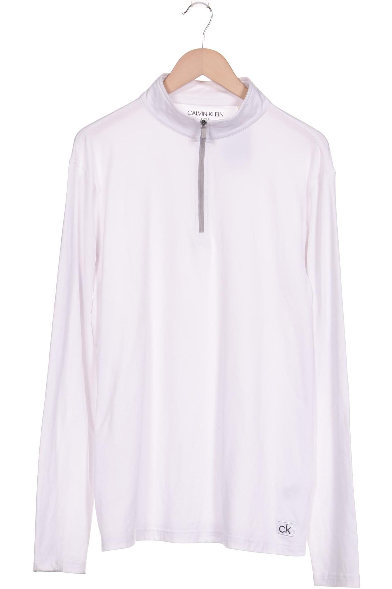 

Calvin Klein Herren Langarmshirt, weiß, Gr. 54