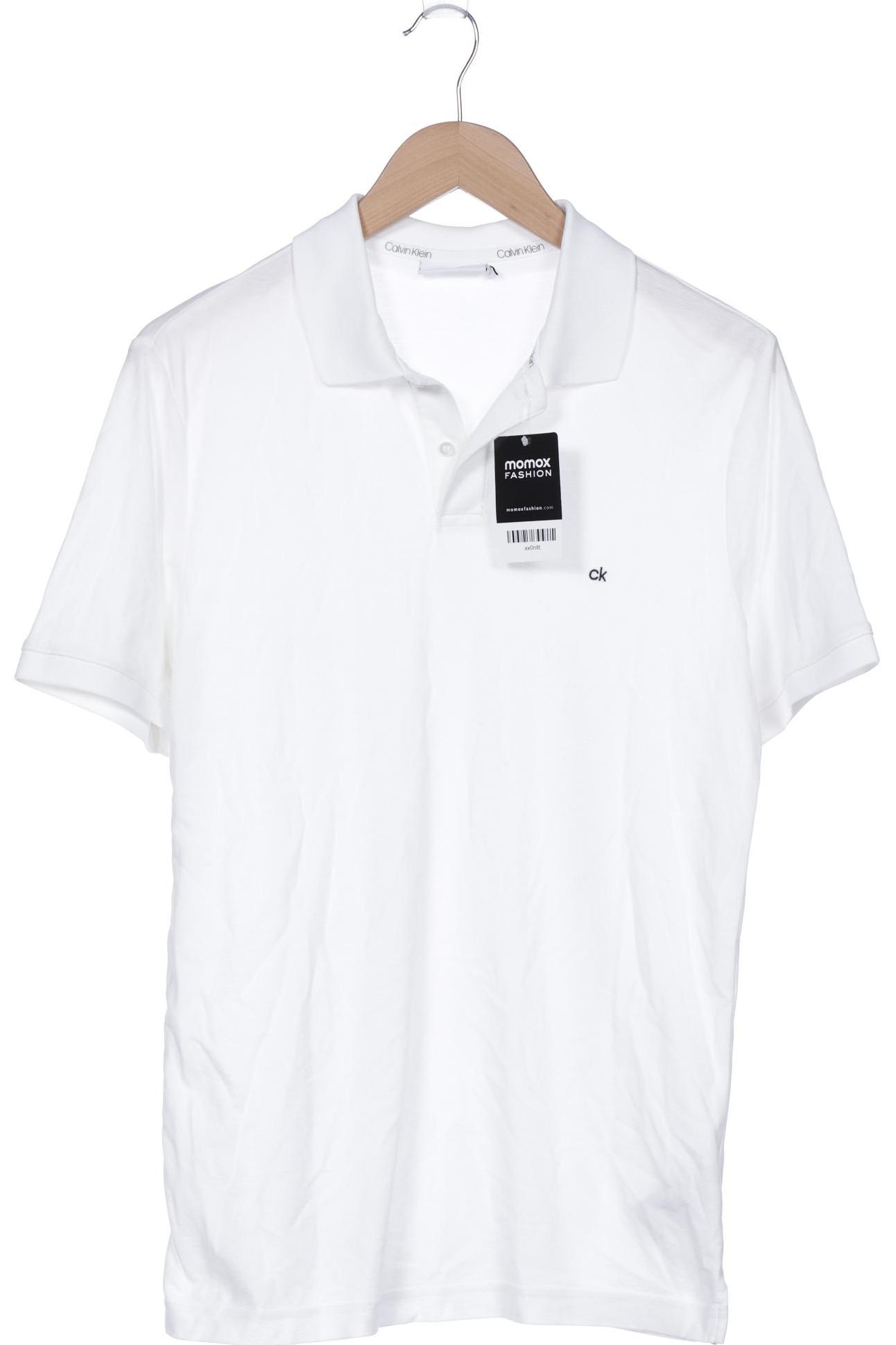 

Calvin Klein Herren Poloshirt, weiß, Gr. 48