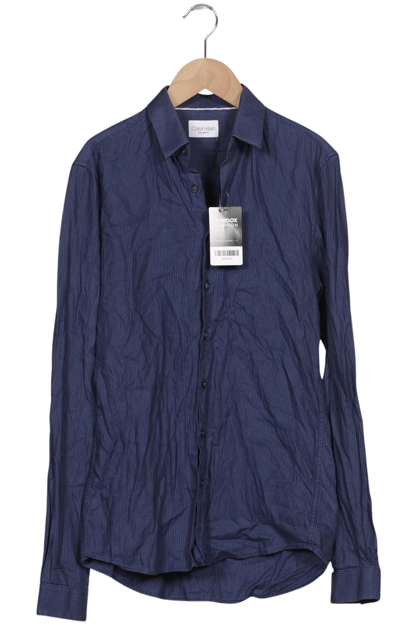 

Calvin Klein Herren Hemd, marineblau, Gr. 46