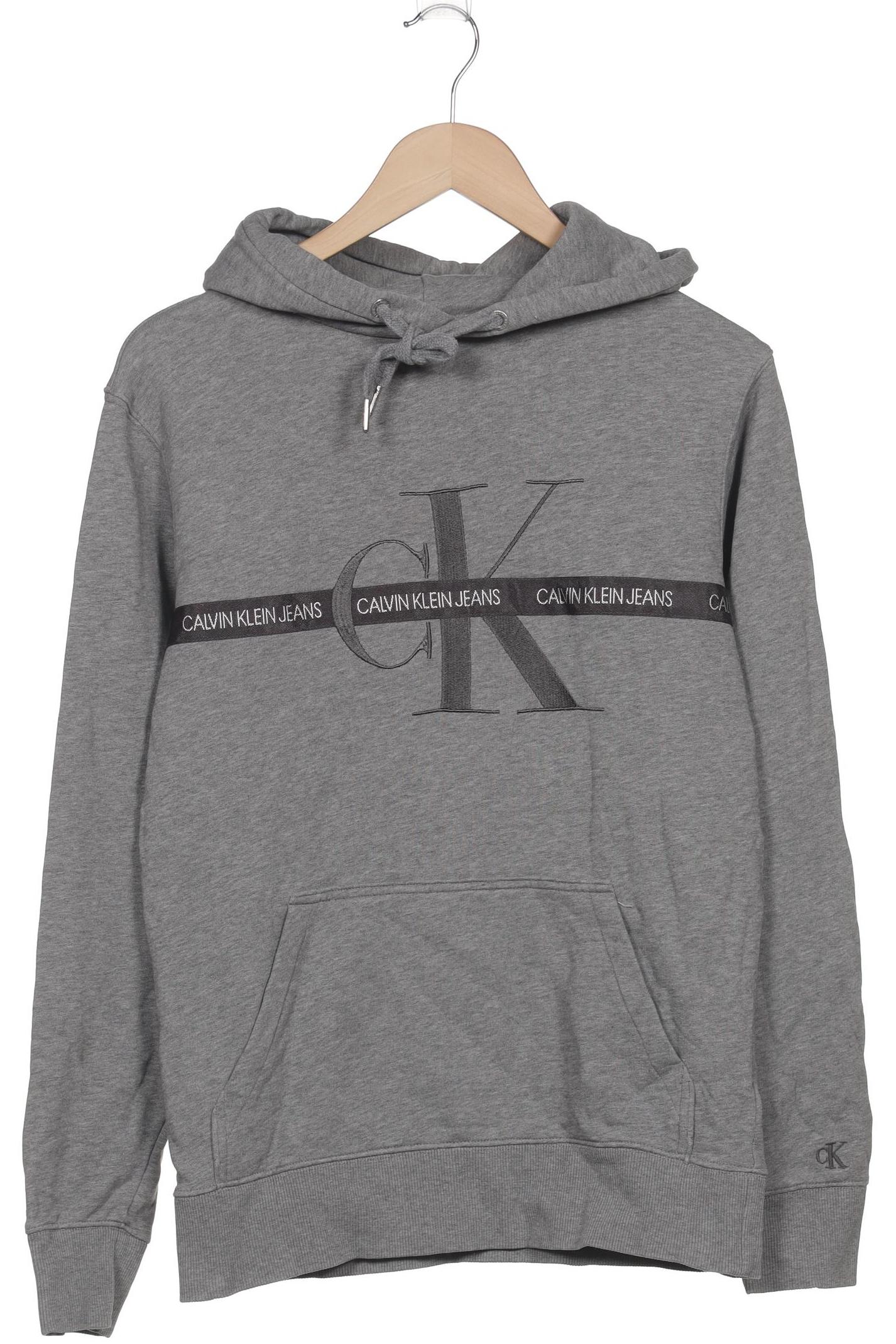 

Calvin Klein Jeans Herren Kapuzenpullover, grau, Gr. 46