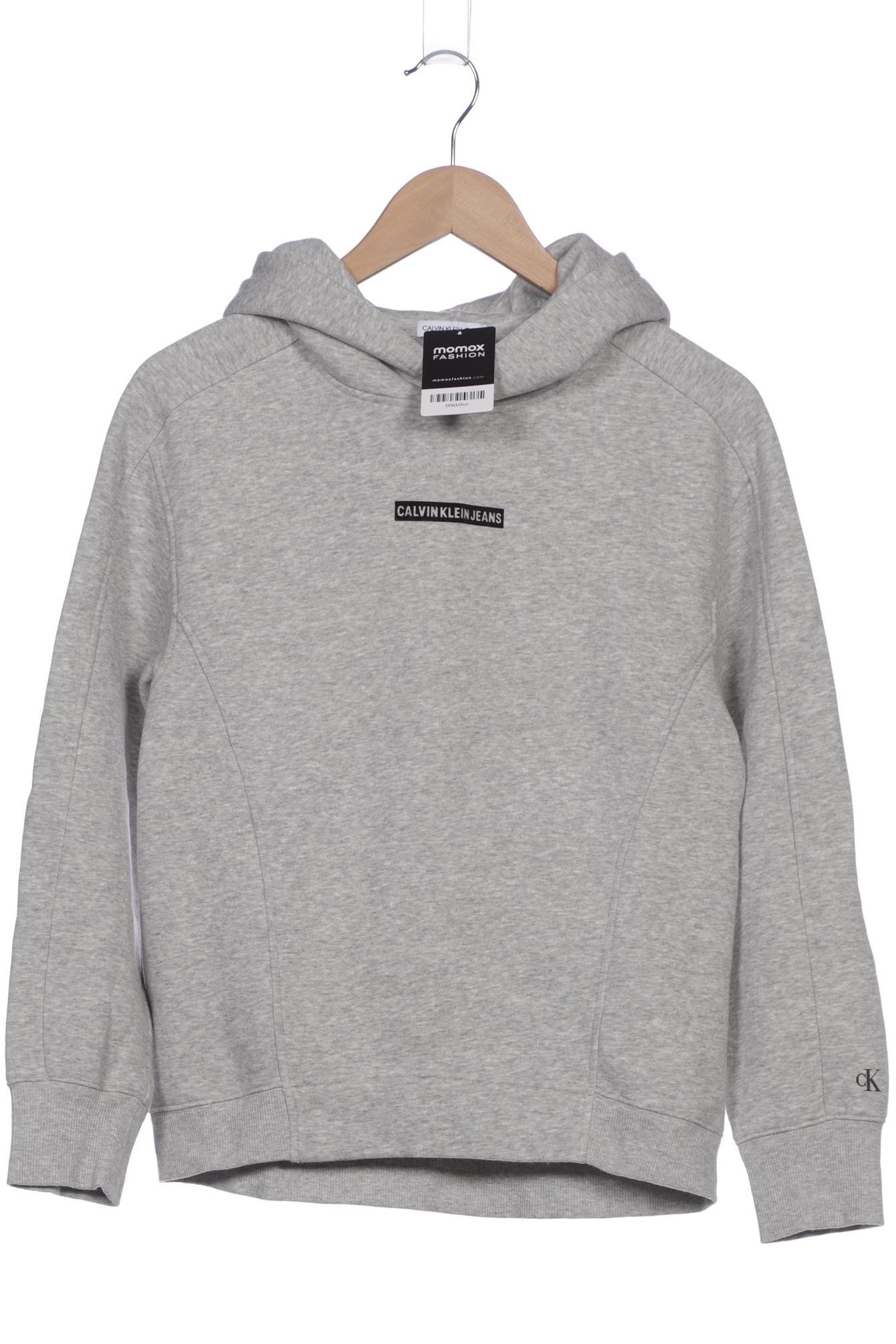 

Calvin Klein Jeans Damen Kapuzenpullover, grau, Gr. 36