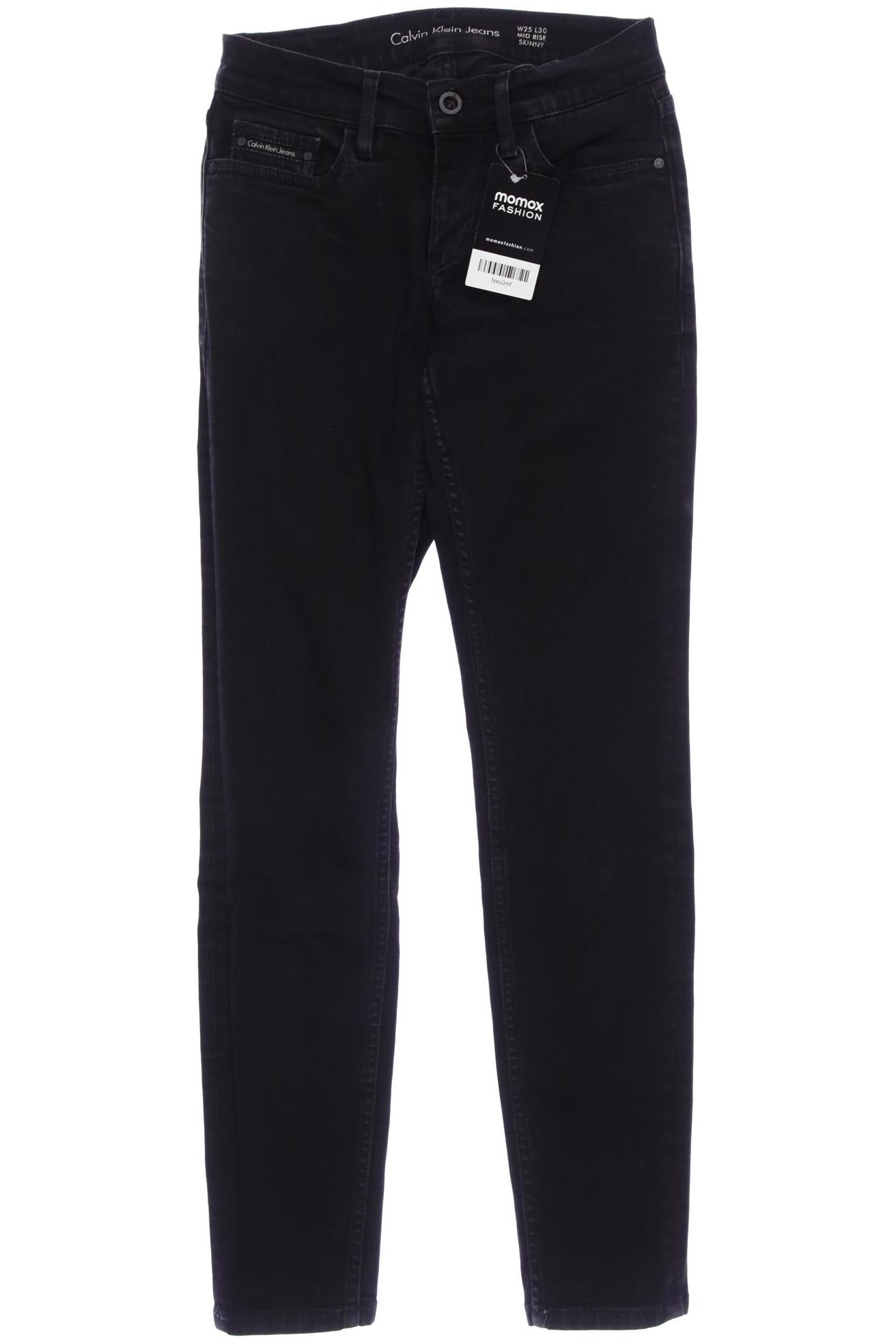 

Calvin Klein Jeans Damen Jeans, schwarz, Gr. 25