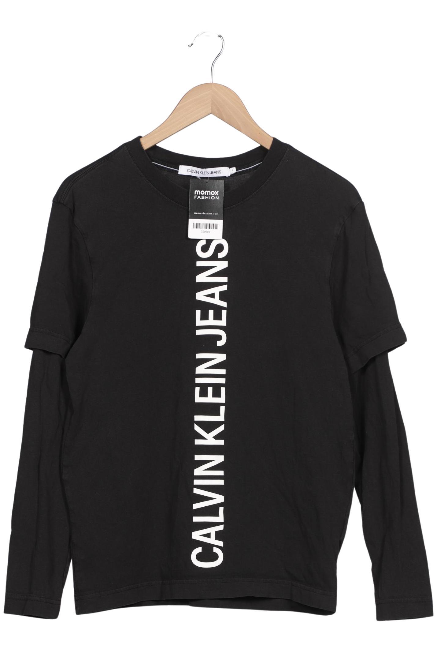 

Calvin Klein Jeans Herren Langarmshirt, schwarz, Gr. 46