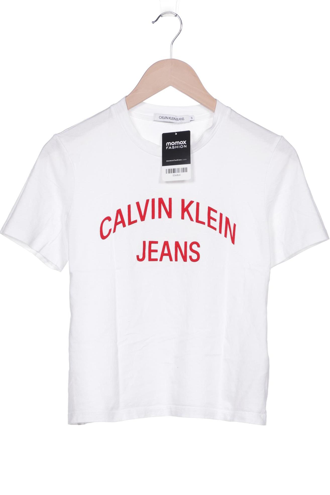 

Calvin Klein Jeans Damen T-Shirt, weiß