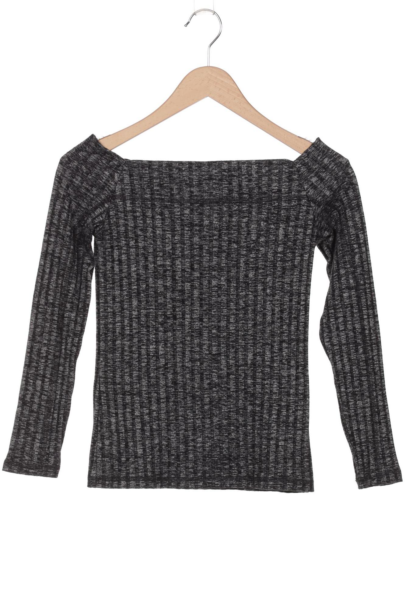 

Calvin Klein Jeans Damen Langarmshirt, grau, Gr. 34