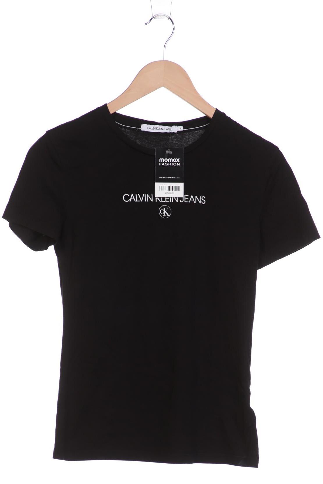 

Calvin Klein Jeans Damen T-Shirt, schwarz, Gr. 36