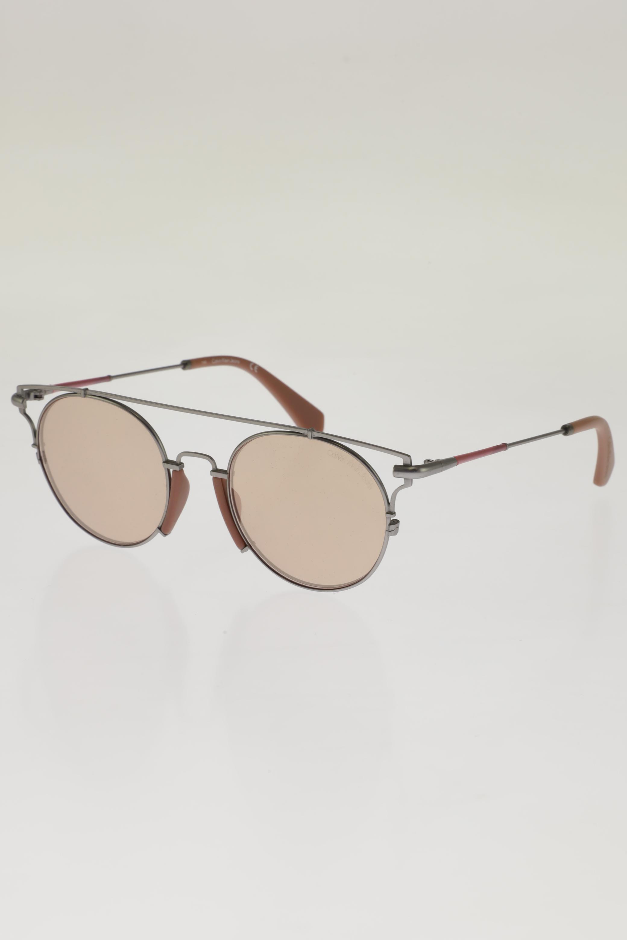 

Calvin Klein Jeans Damen Sonnenbrille, silber, Gr.