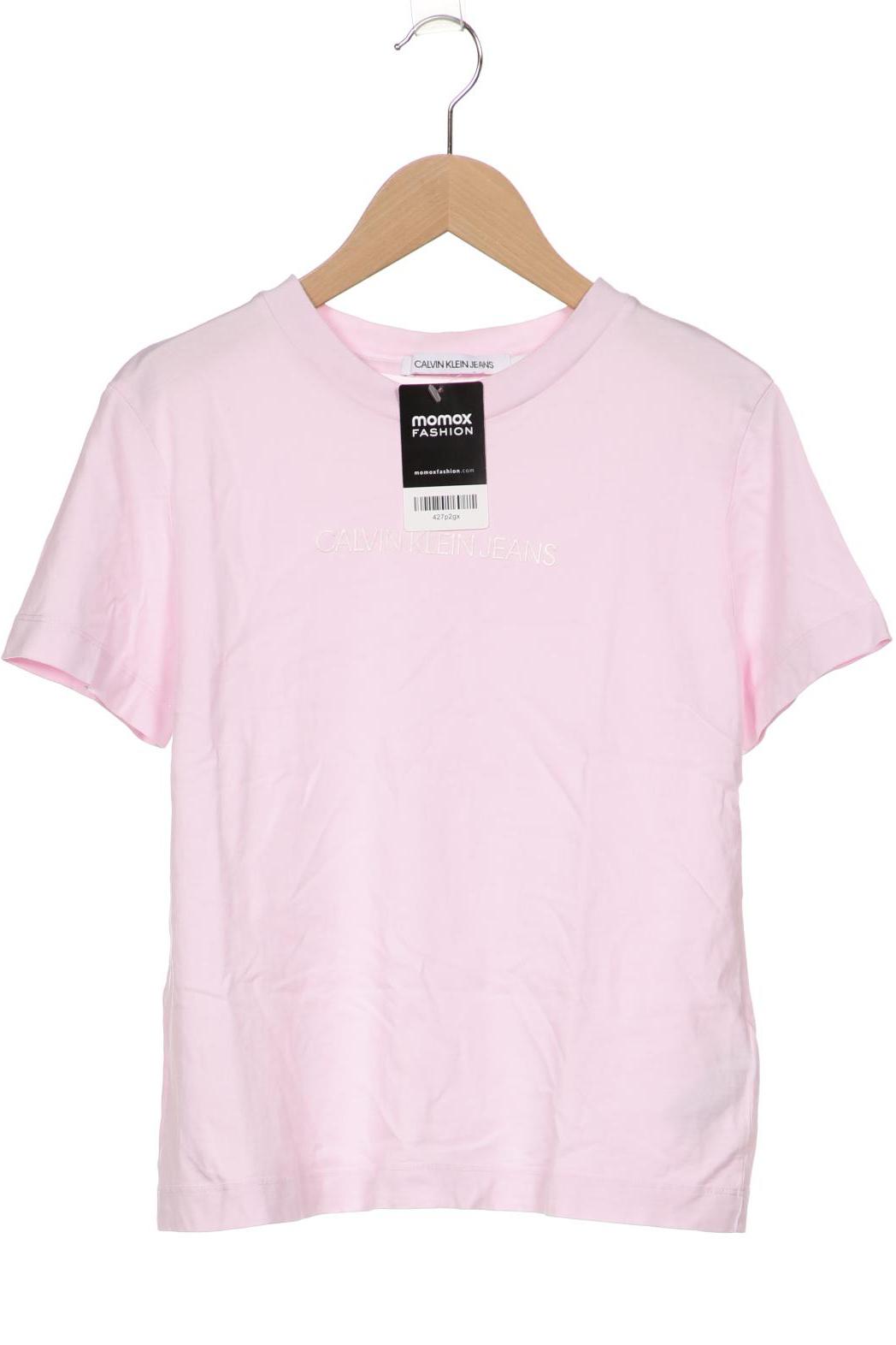 

Calvin Klein Jeans Damen T-Shirt, pink, Gr. 38