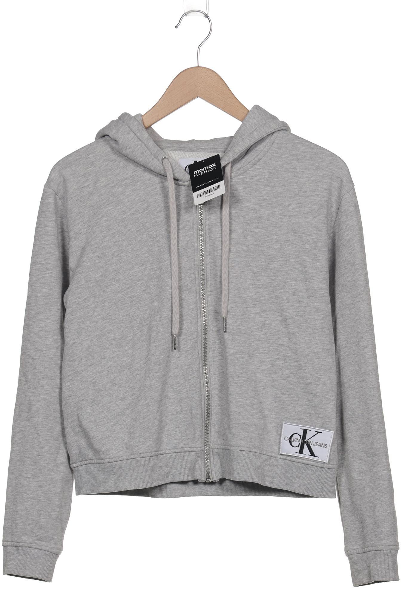 

Calvin Klein Jeans Damen Kapuzenpullover, grau, Gr. 38