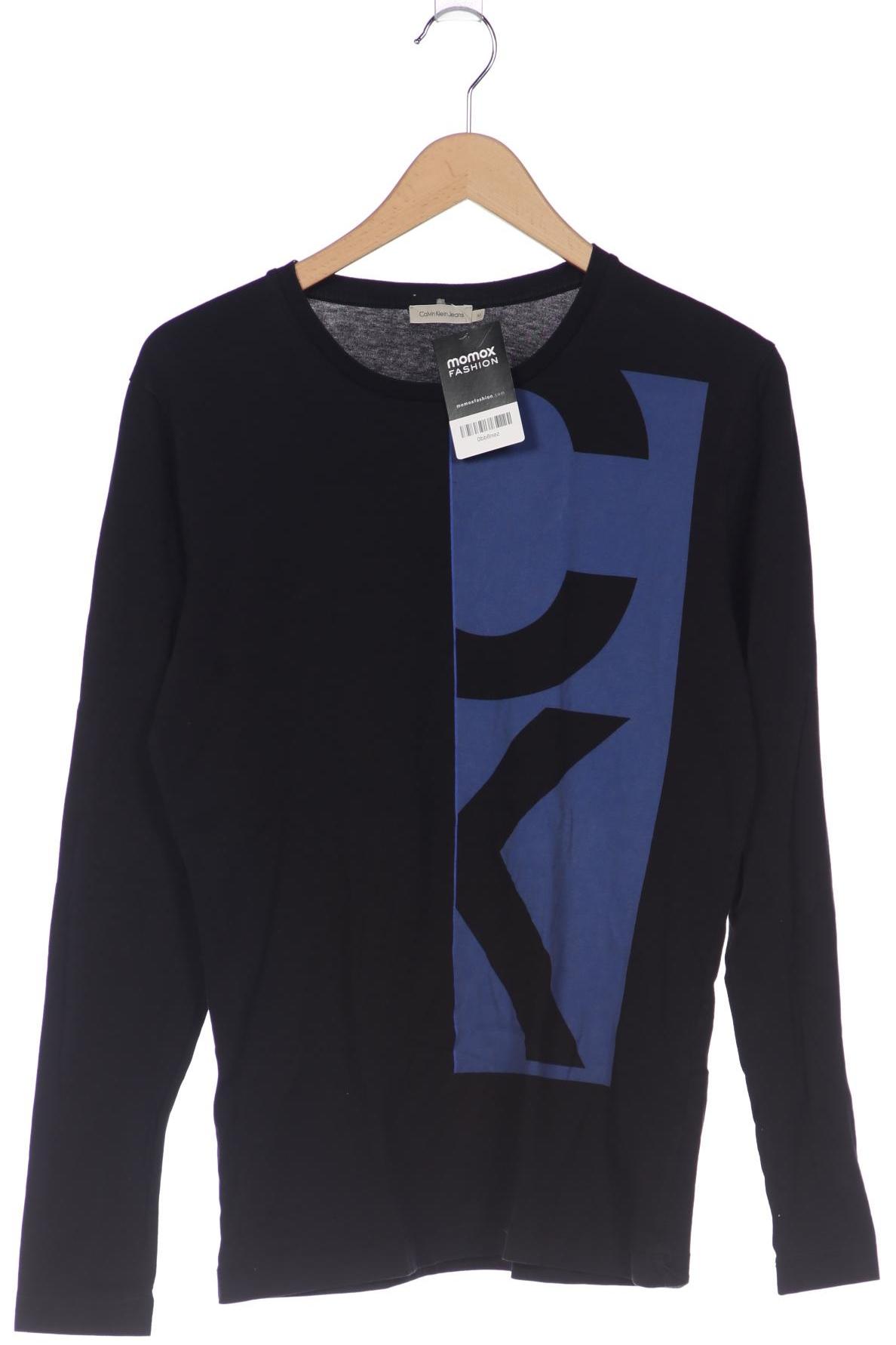 

Calvin Klein Jeans Herren Langarmshirt, schwarz, Gr. 48