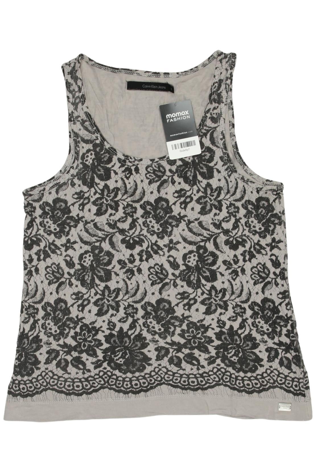 

Calvin Klein Jeans Damen Top, grau, Gr. 36