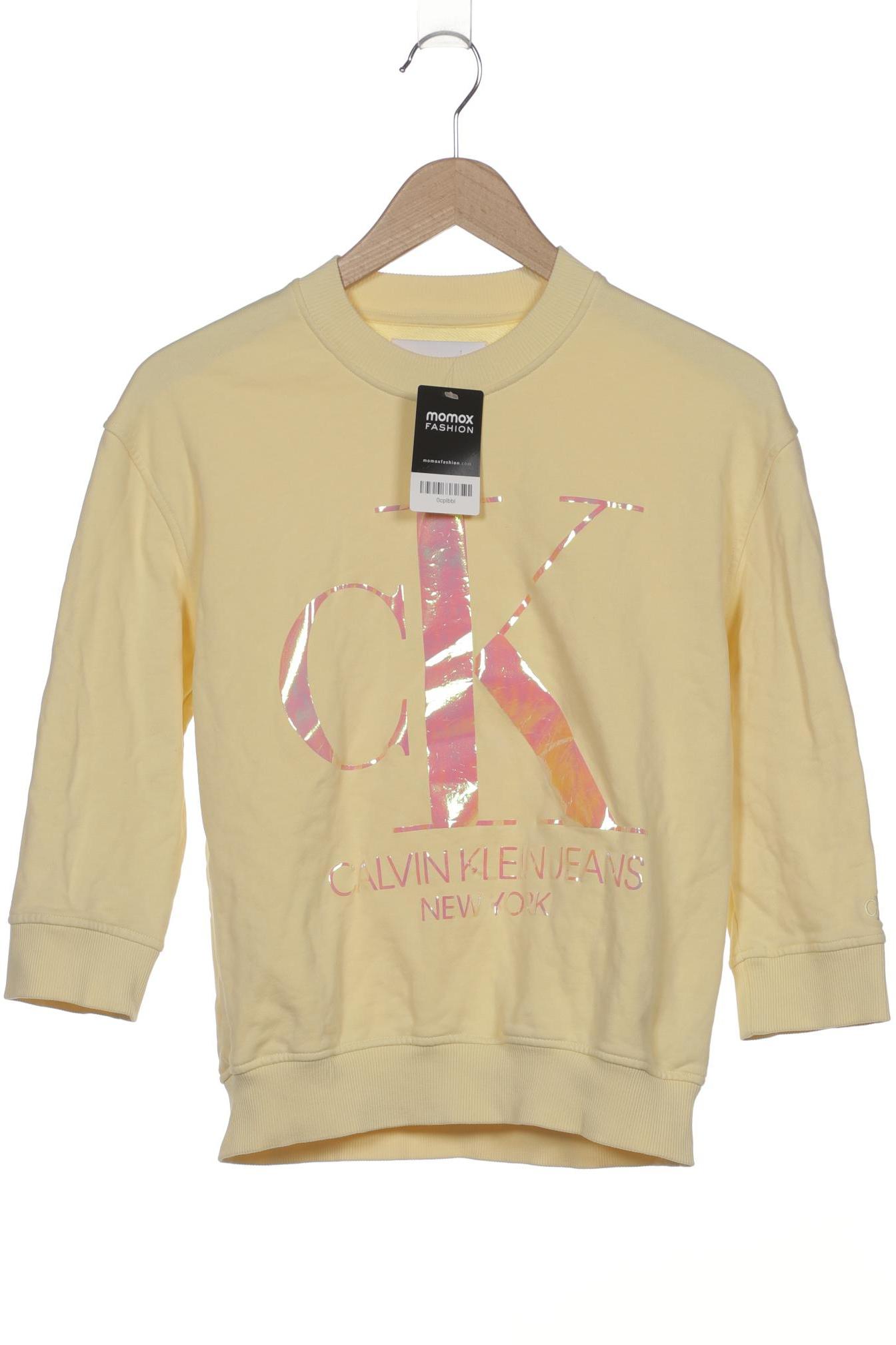 

Calvin Klein Jeans Damen Sweatshirt, gelb, Gr. 36