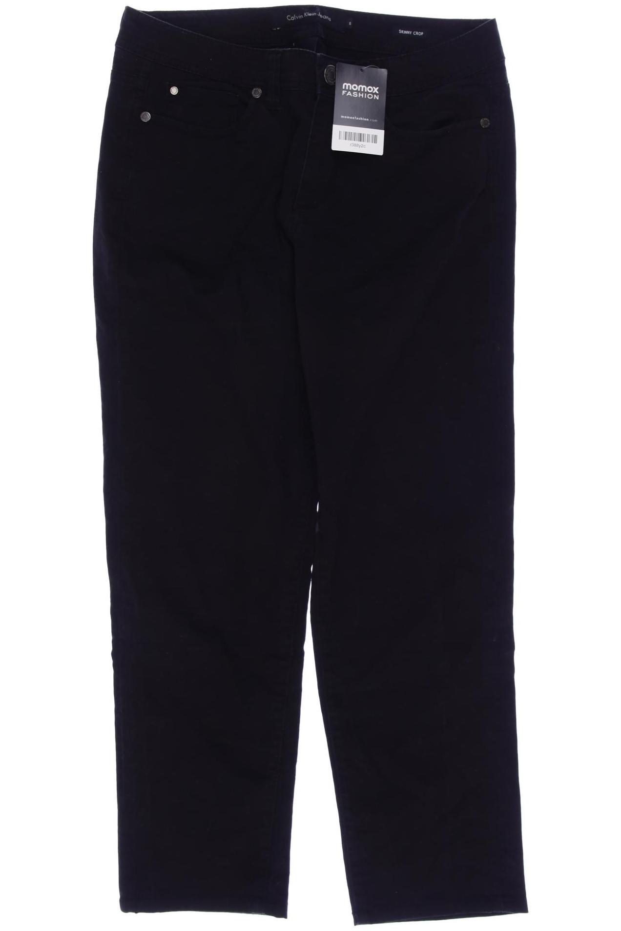 

Calvin Klein Jeans Damen Stoffhose, schwarz, Gr. 6