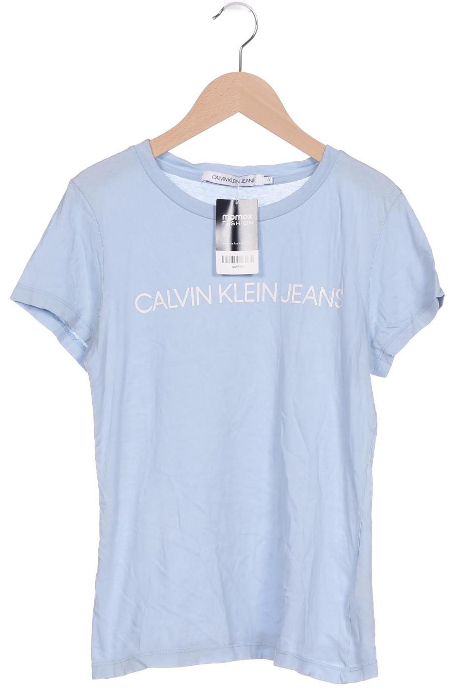 

Calvin Klein Jeans Damen T-Shirt, blau, Gr. 36