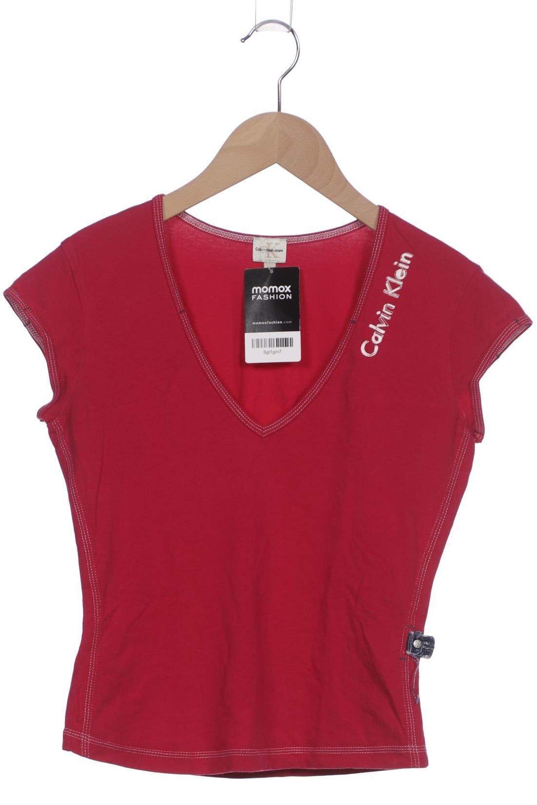 

Calvin Klein Jeans Damen T-Shirt, pink, Gr. 38