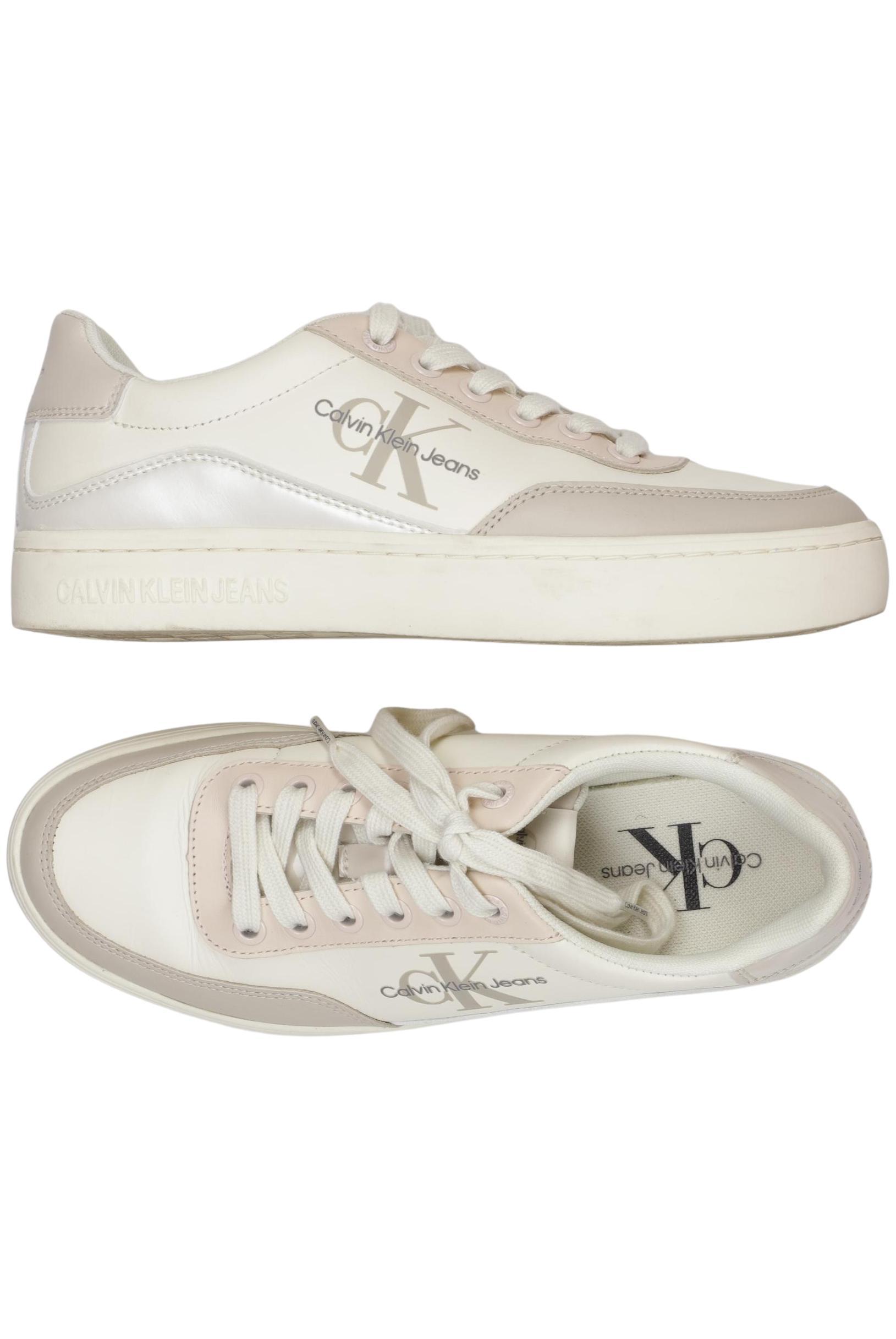 

Calvin Klein Jeans Damen Sneakers, cremeweiß, Gr. 37