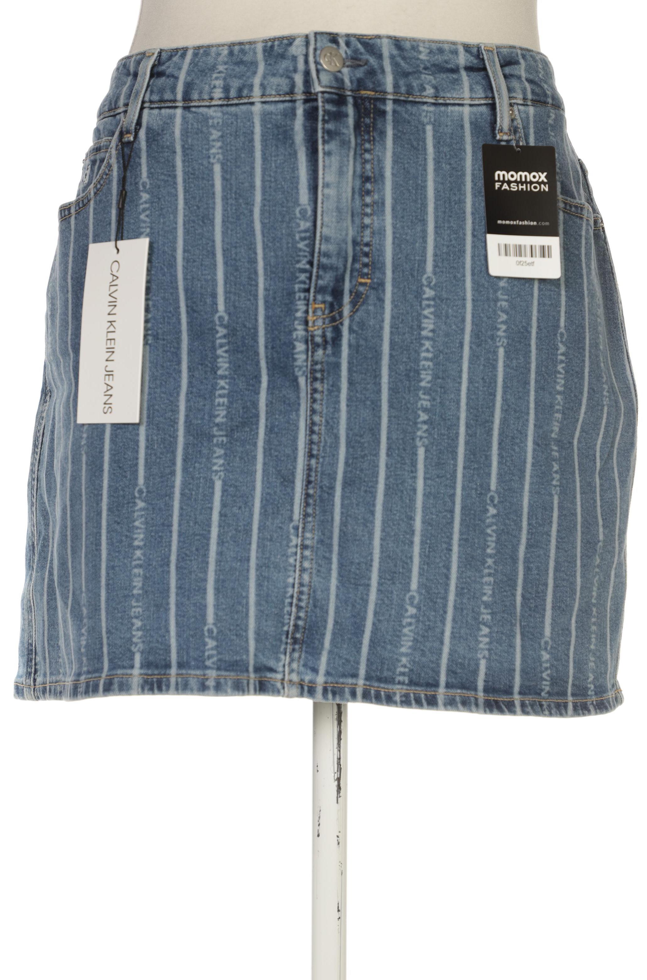 

Calvin Klein Jeans Damen Rock, blau, Gr. 36