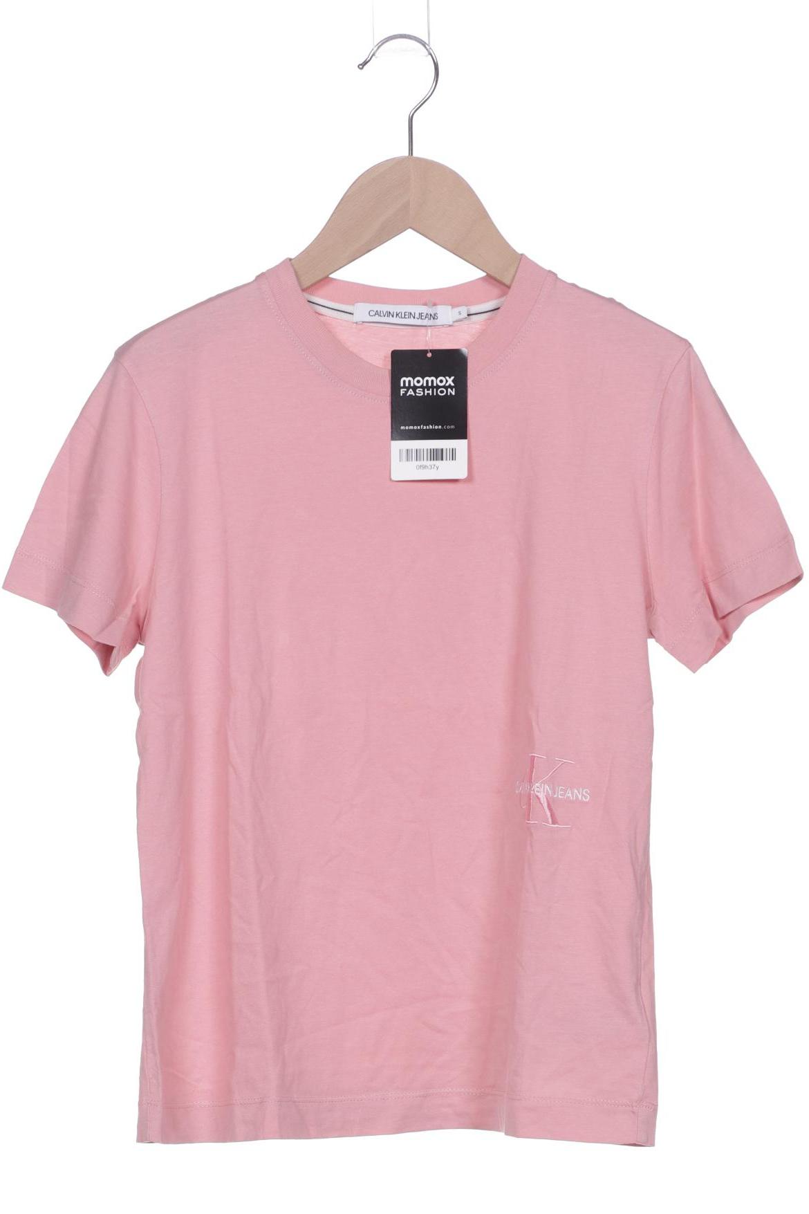 

Calvin Klein Jeans Damen T-Shirt, pink, Gr. 36