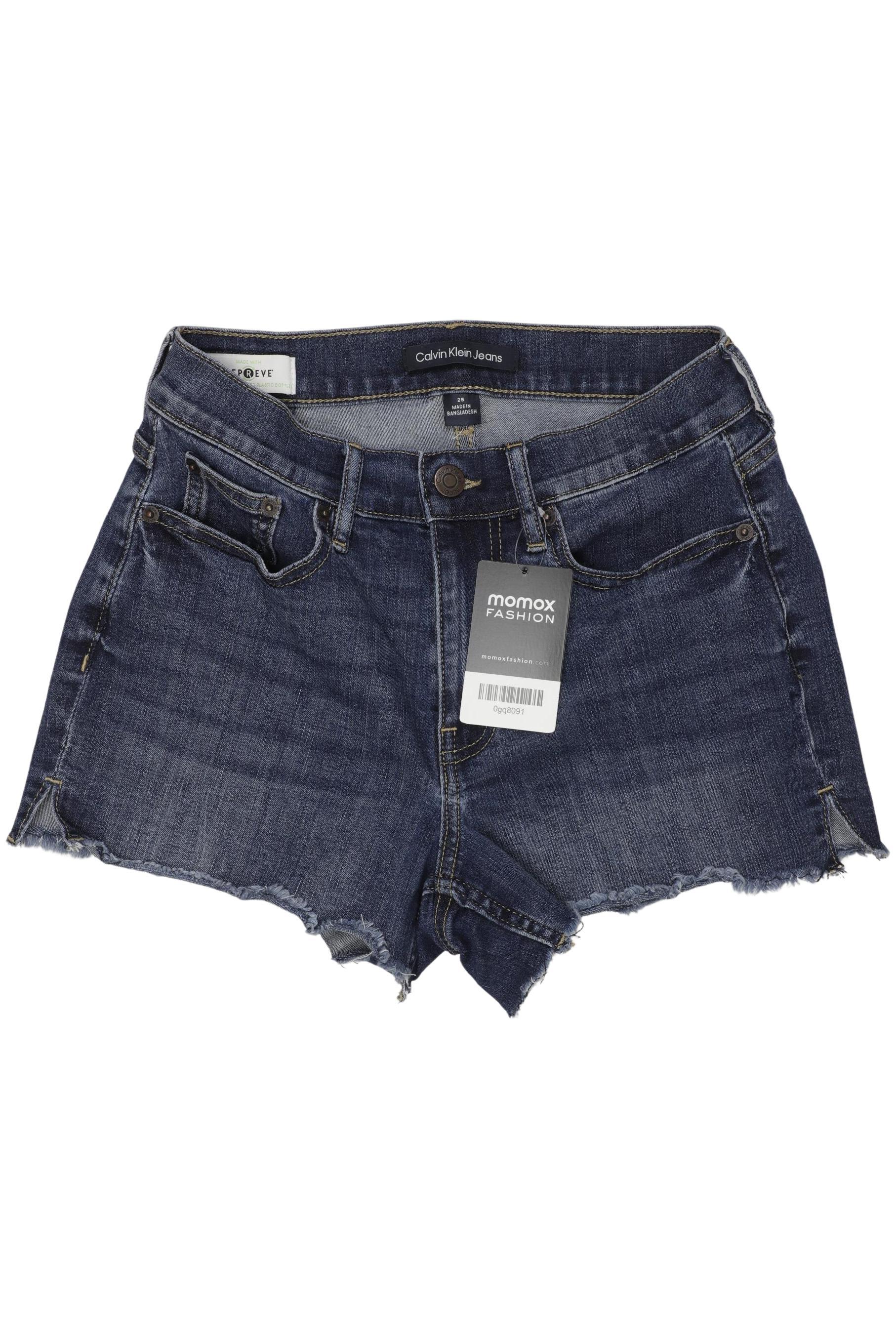 

Calvin Klein Jeans Damen Shorts, blau, Gr. 25