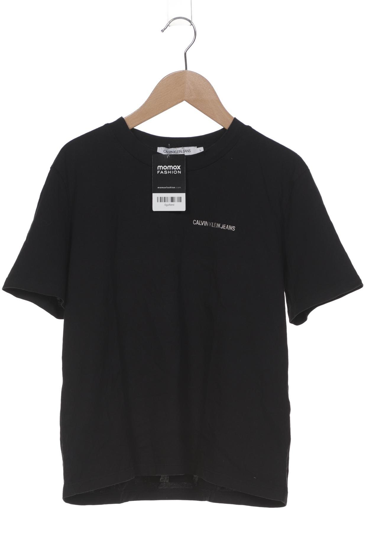 

Calvin Klein Jeans Damen T-Shirt, schwarz, Gr. 42