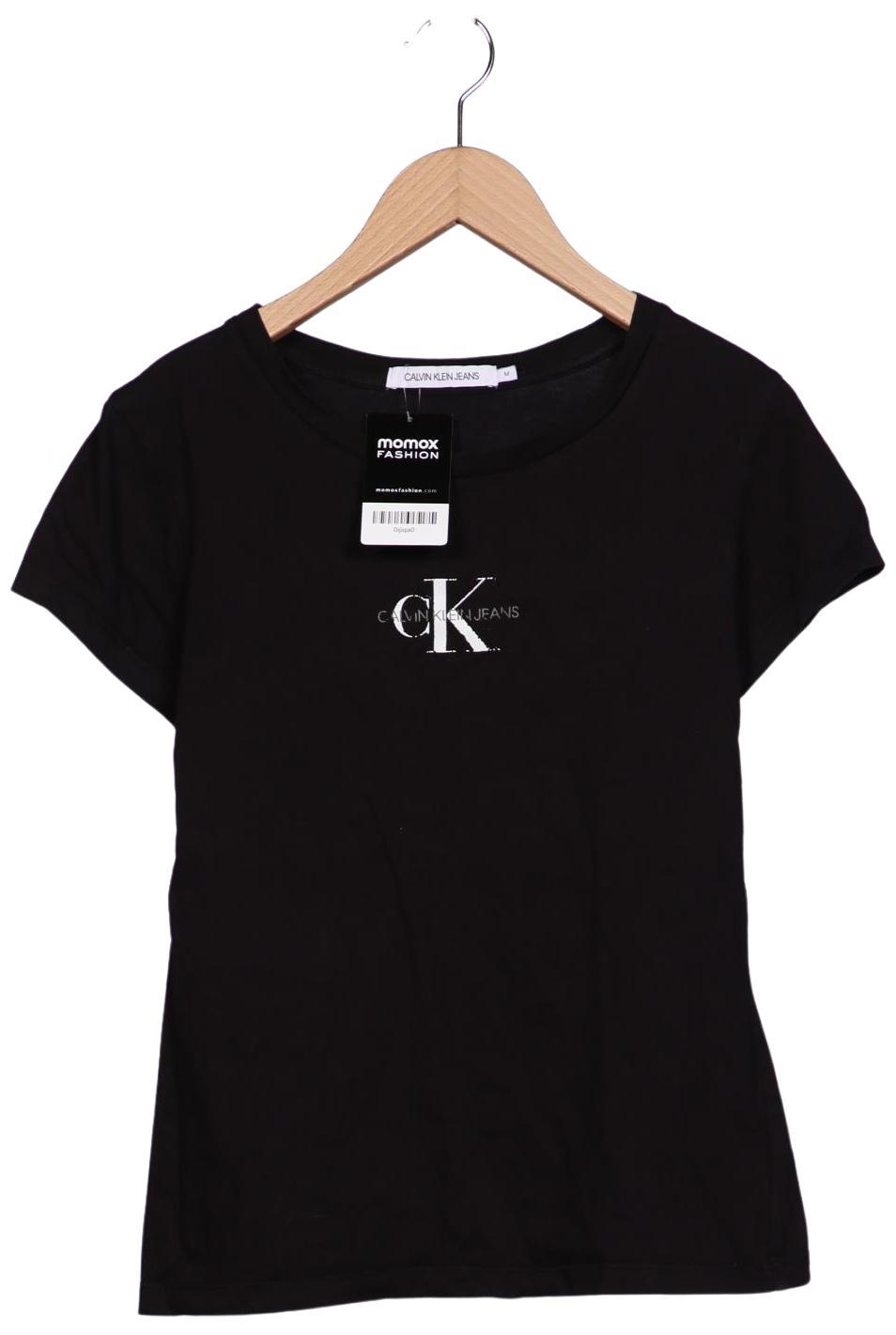 

Calvin Klein Jeans Damen T-Shirt, schwarz, Gr. 38