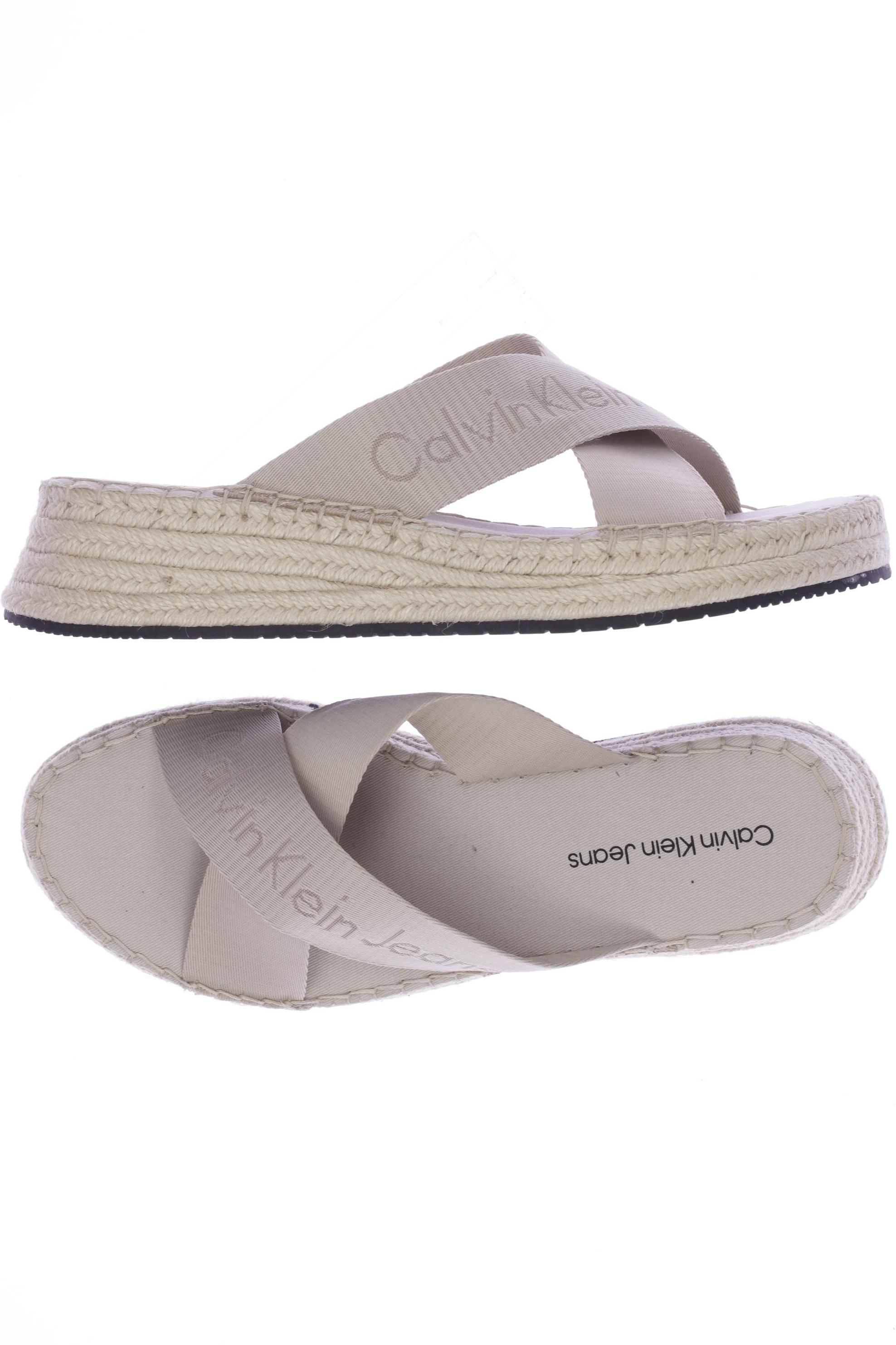 

Calvin Klein Jeans Damen Sandale, grau, Gr. 40