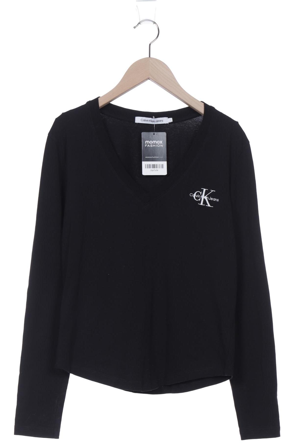 

Calvin Klein Jeans Damen Langarmshirt, schwarz, Gr. 42