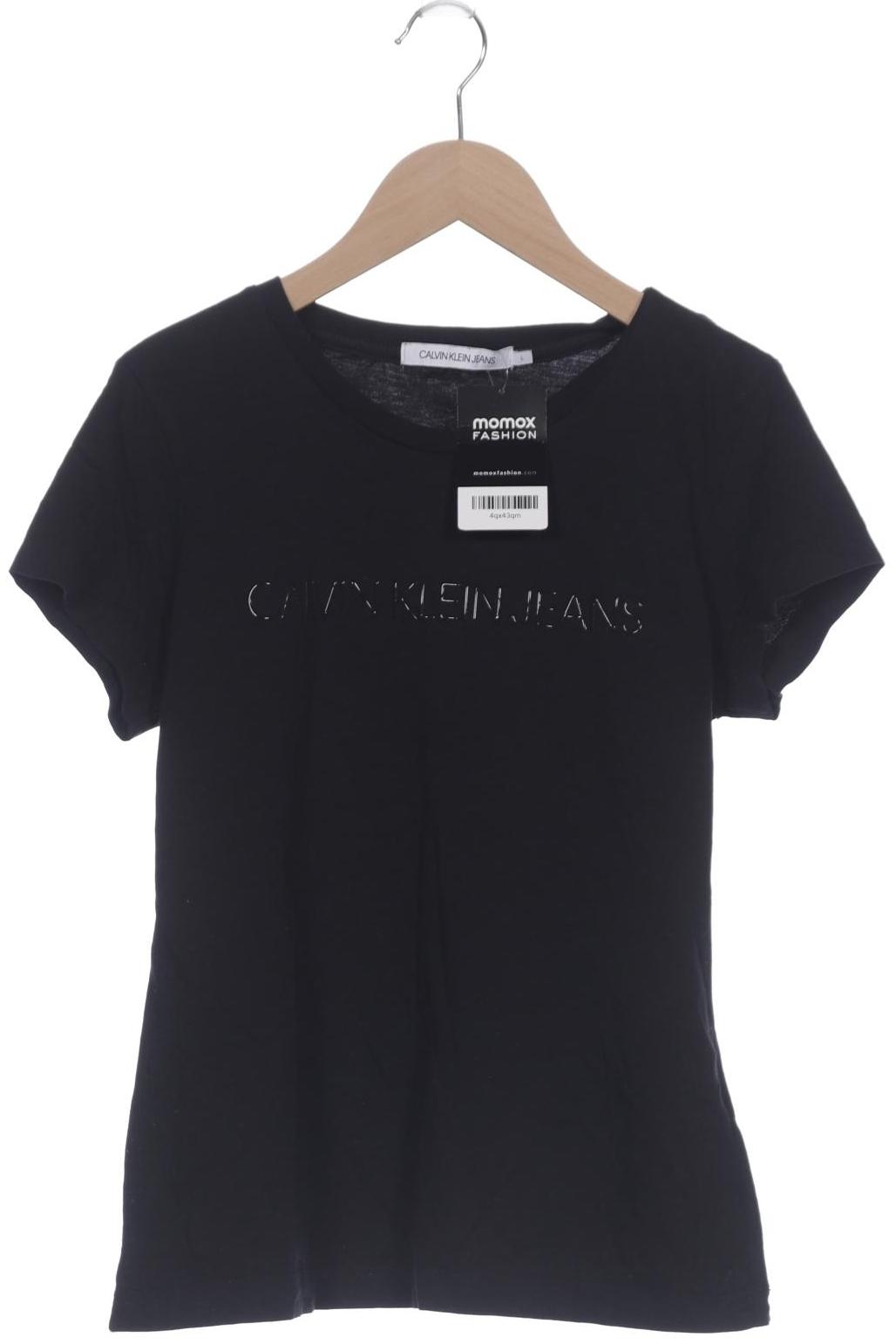 

Calvin Klein Jeans Damen T-Shirt, schwarz, Gr. 42