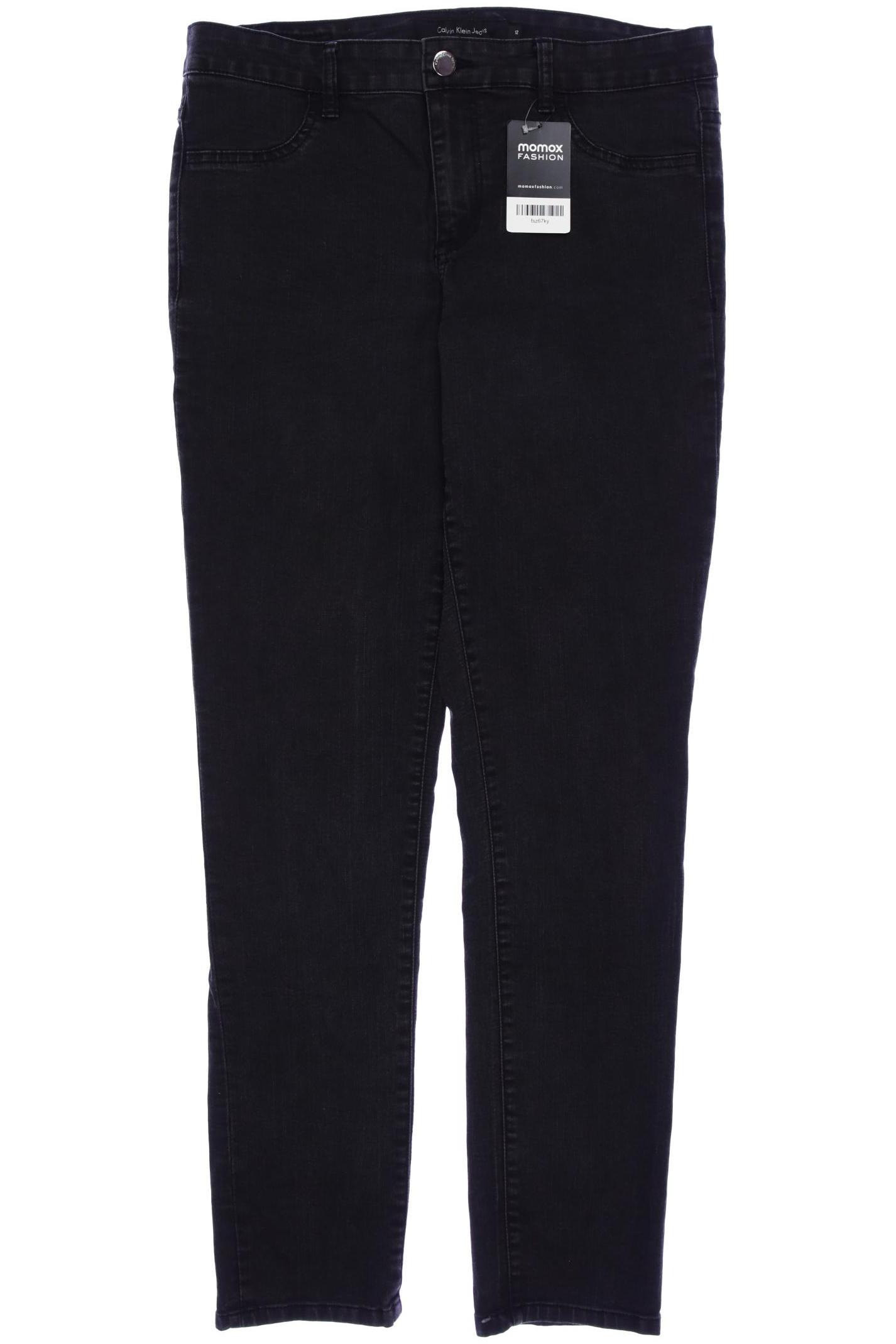 

Calvin Klein Jeans Damen Jeans, schwarz, Gr. 12