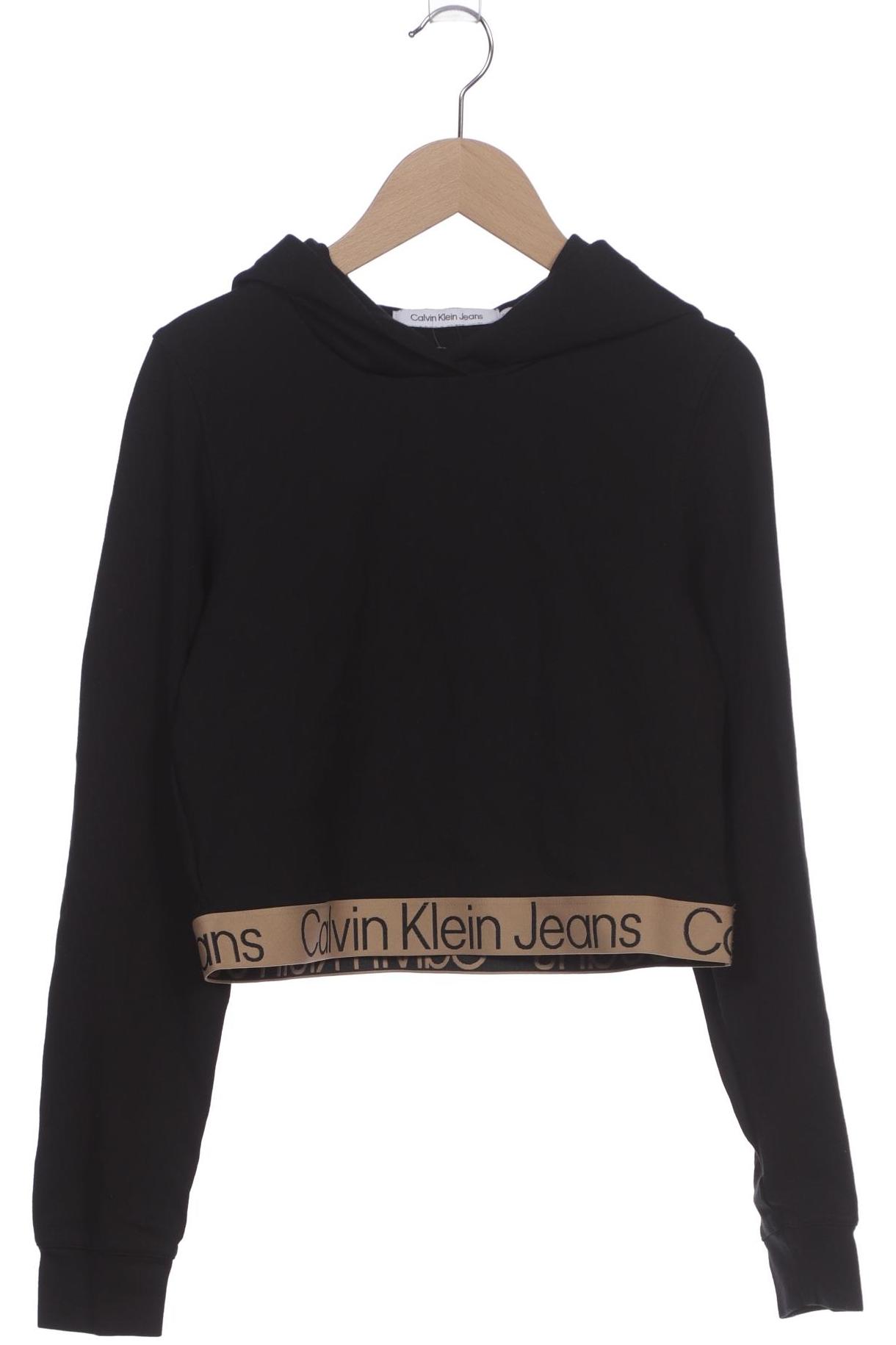 

Calvin Klein Jeans Damen Kapuzenpullover, schwarz, Gr. 36