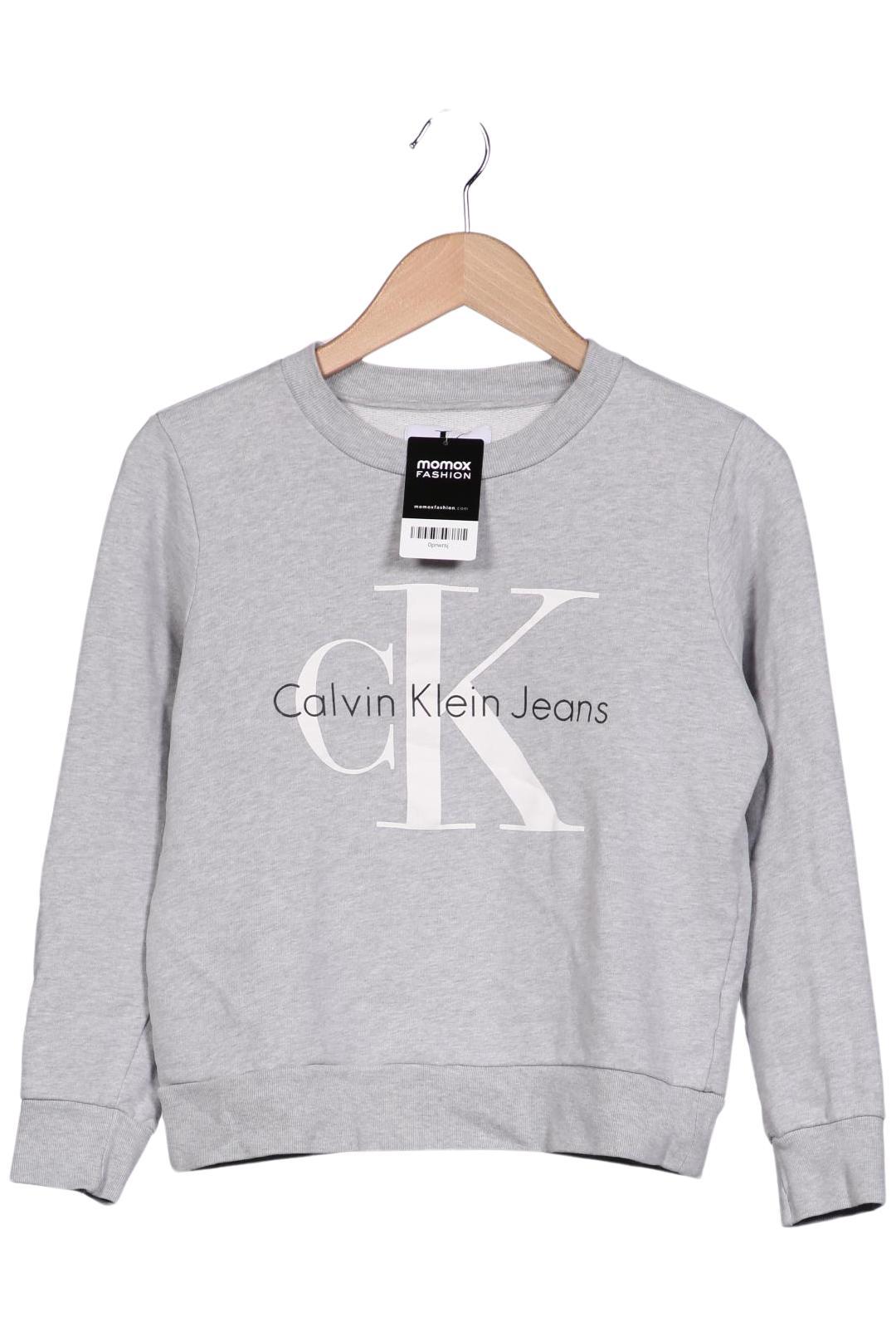 

Calvin Klein Jeans Damen Sweatshirt, grau, Gr. 34