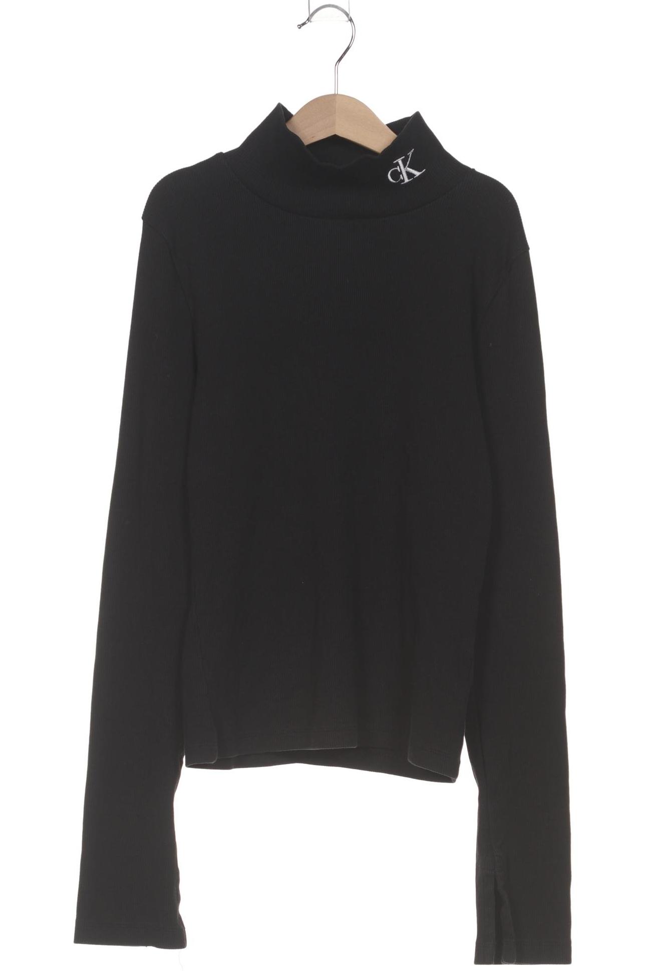 

Calvin Klein Jeans Damen Langarmshirt, schwarz, Gr. 34