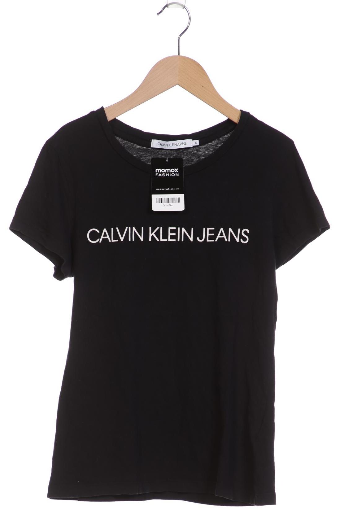 

Calvin Klein Jeans Damen T-Shirt, schwarz, Gr. 36