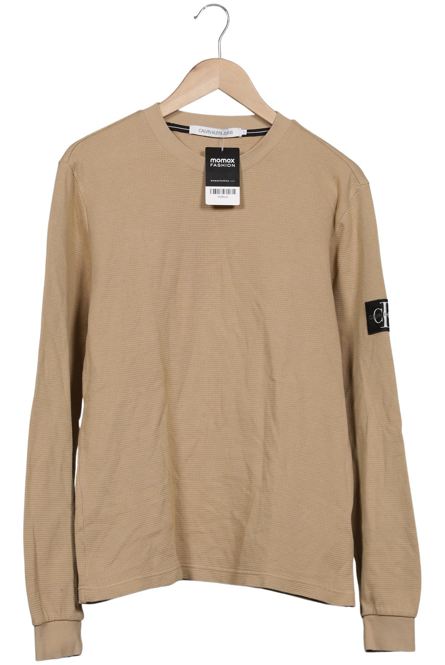 

Calvin Klein Jeans Herren Langarmshirt, beige, Gr. 46