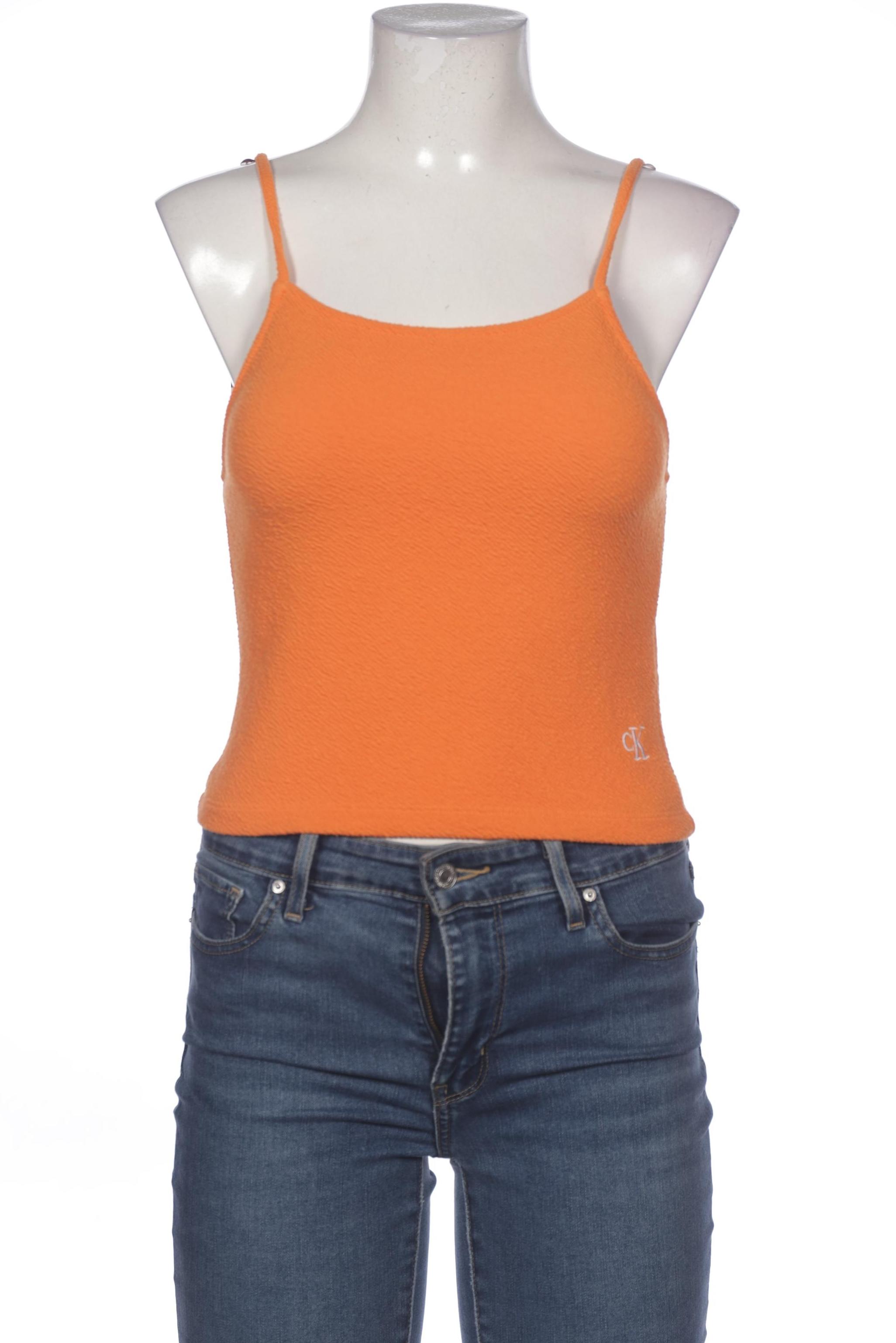 

Calvin Klein Jeans Damen Top, orange, Gr. 38