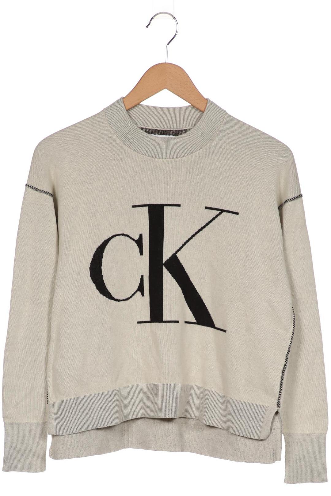 

Calvin Klein Jeans Damen Pullover, cremeweiß, Gr. 36