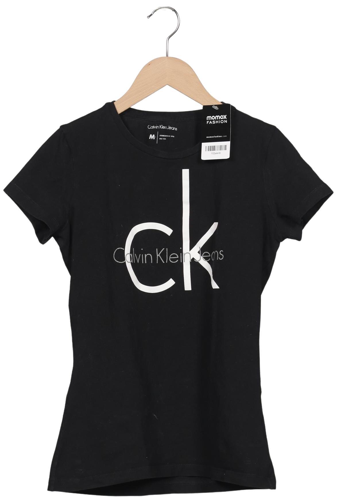 

Calvin Klein Jeans Damen T-Shirt, schwarz, Gr. 38