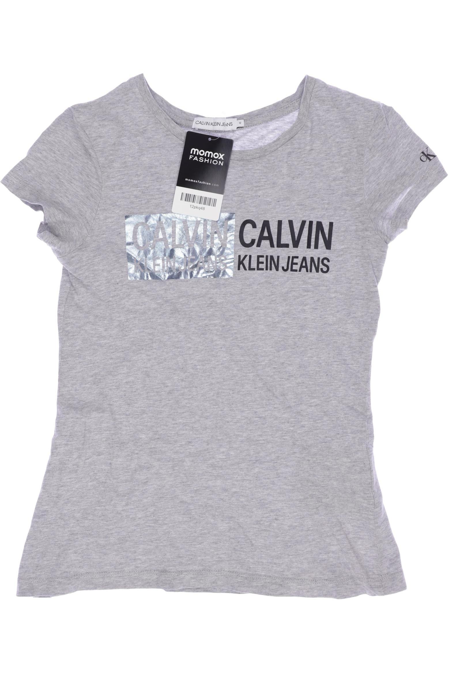 

Calvin Klein Jeans Damen T-Shirt, grau, Gr. 152