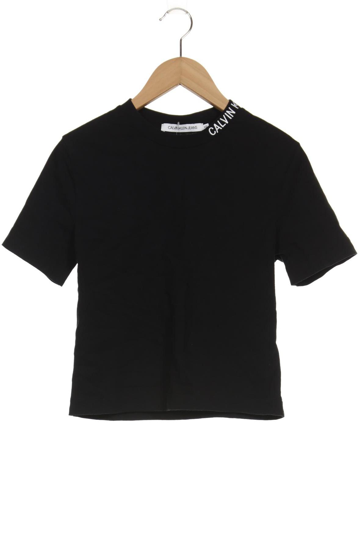

Calvin Klein Jeans Damen T-Shirt, schwarz, Gr. 34